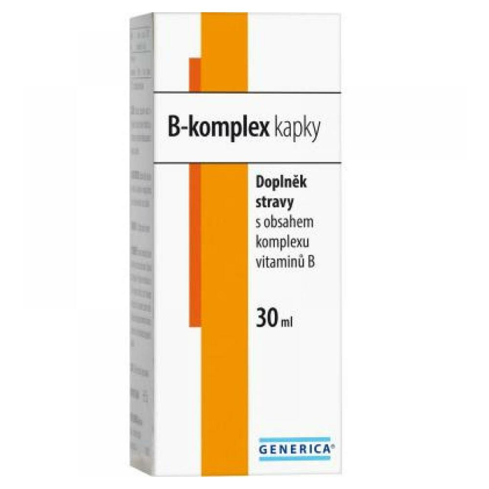 GENERICA B-komplex kapky 30 ml, poškozený obal