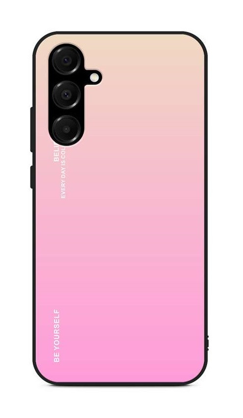 Kryt TopQ LUXURY Samsung A16 pevný duhový meruňkový 132289