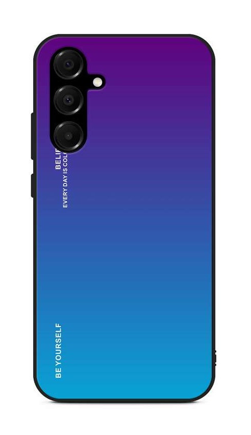Kryt TopQ LUXURY Samsung A16 pevný duhový purpurový 132285