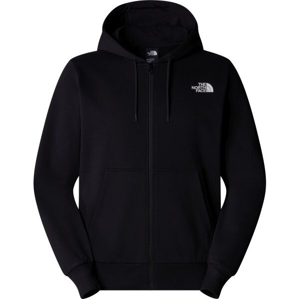 The North Face SIMPLE DOME FULL ZIP HOODIE M Pánská mikina, černá, velikost