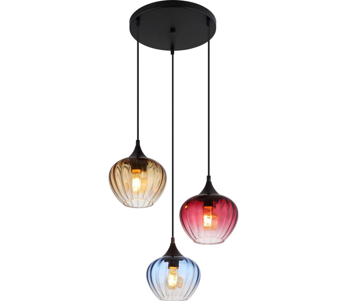 Globo Globo 15748-3HR - Lustr na lanku SANDER 3xE27/60W/230V