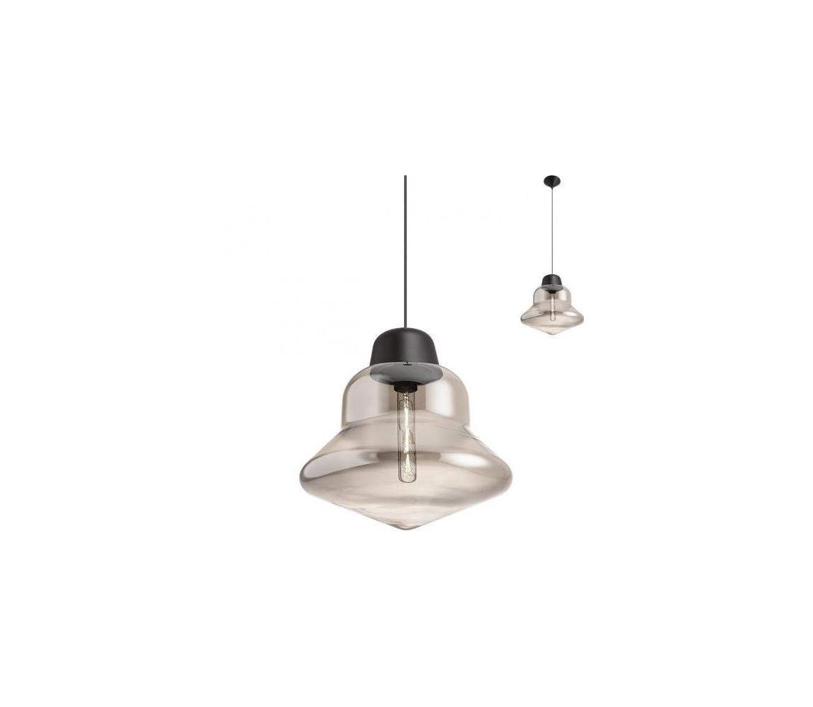 Redo Redo 01-1771 - Lustr na lanku AMNO 1x/E27/42W/230V pr. 33 cm šedá