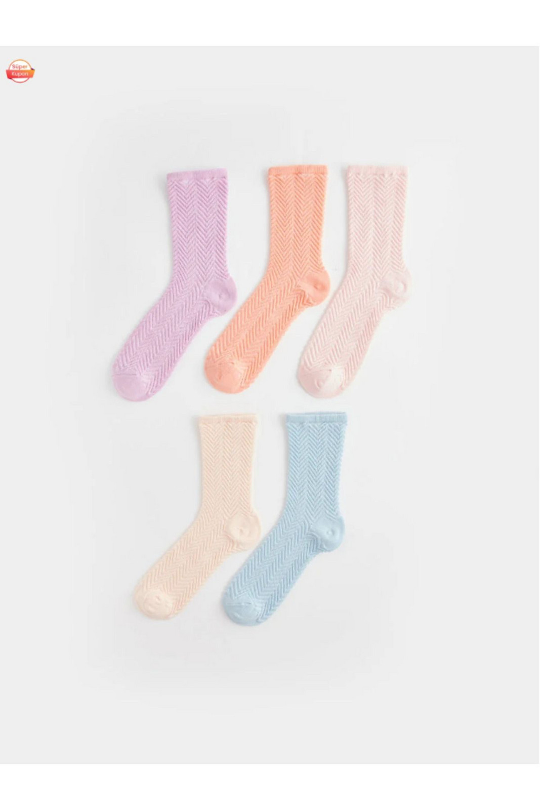 LC Waikiki 5-Pack of LCW DREAM Women's Patterned Socks