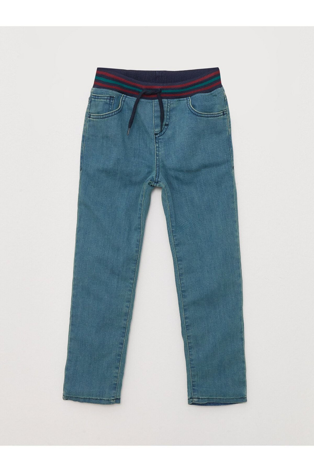 LC Waikiki Boyfriend Jeans with Elastic Waist and Fleece Lined.