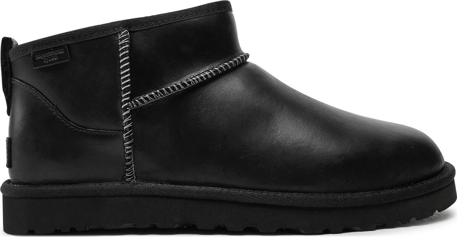 Sněhule Ugg M Classic Ultra Mini Lthr Regen 1158191 Černá