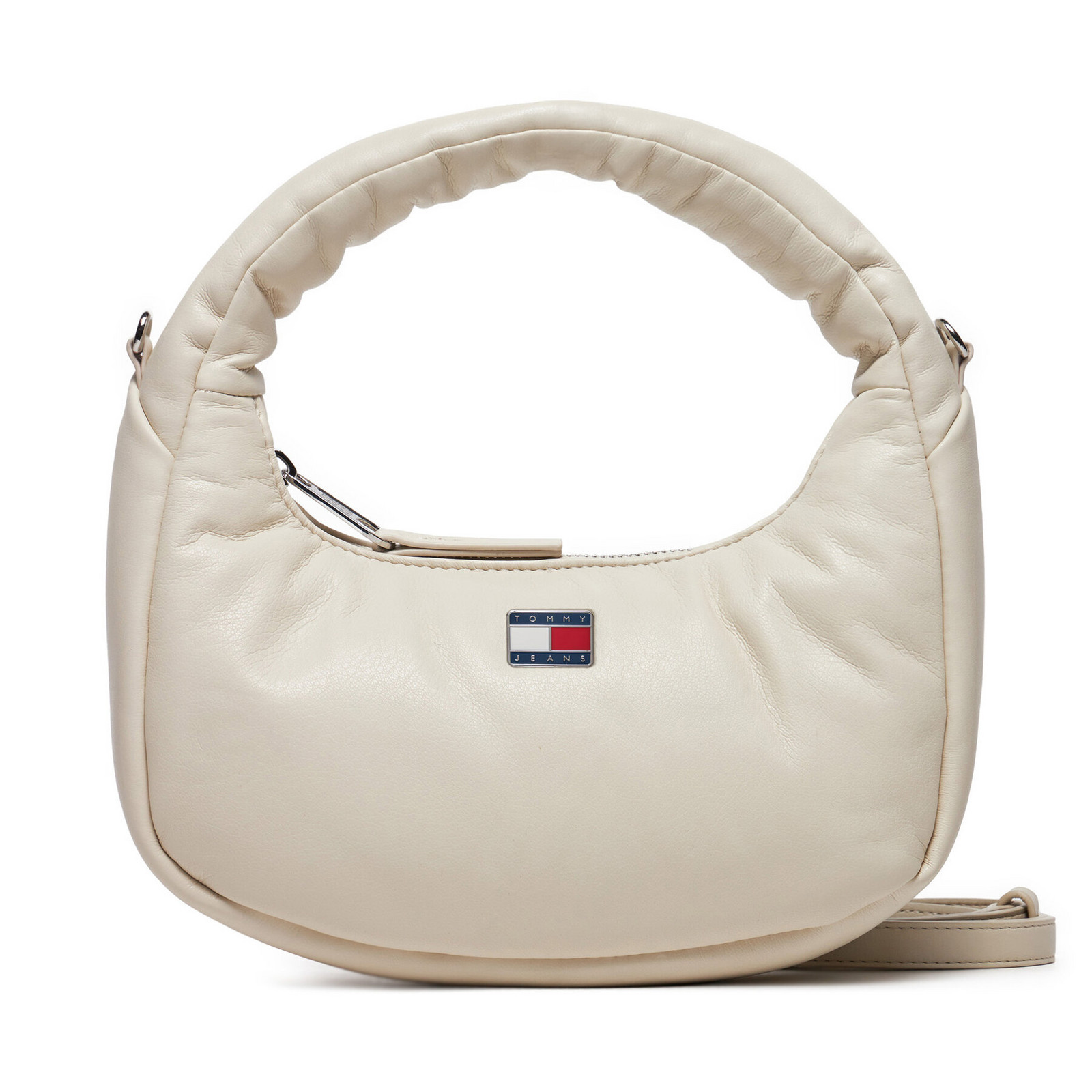 Kabelka Tommy Jeans Tjw Pillow Mini Hobo AW0AW16976 Béžová