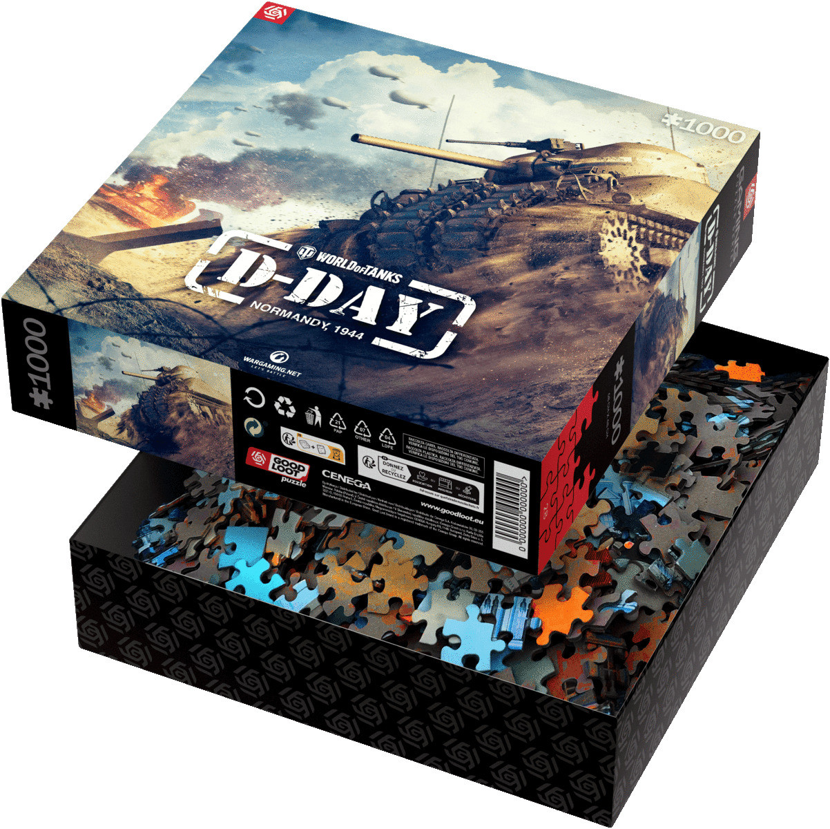 Good Loot GLO Gaming Puzzle: World of Tanks D-Day Puzzle 1000