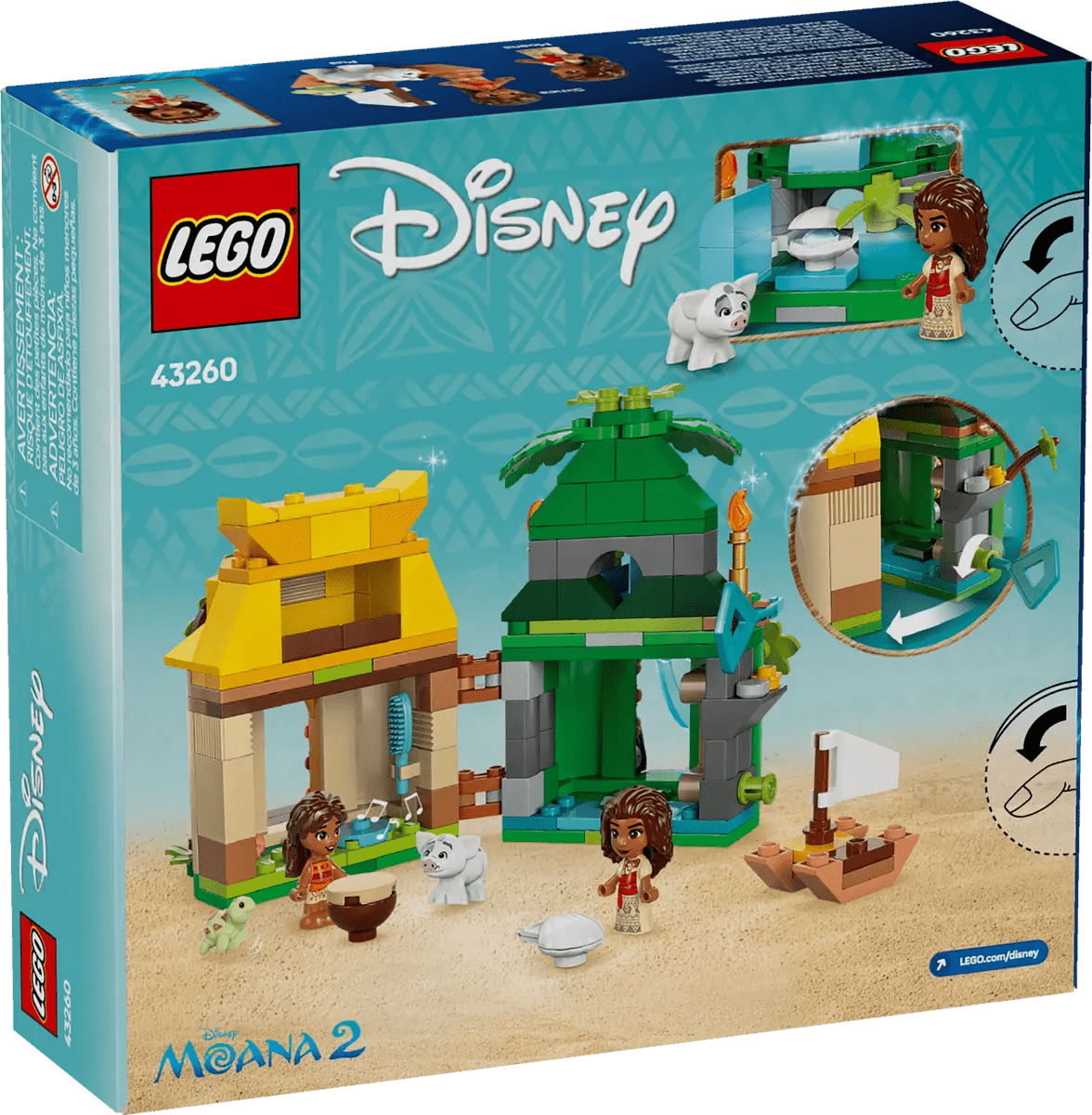 LEGO LEGO® Disney Princess Vaiana a zábava na ostrově 43260