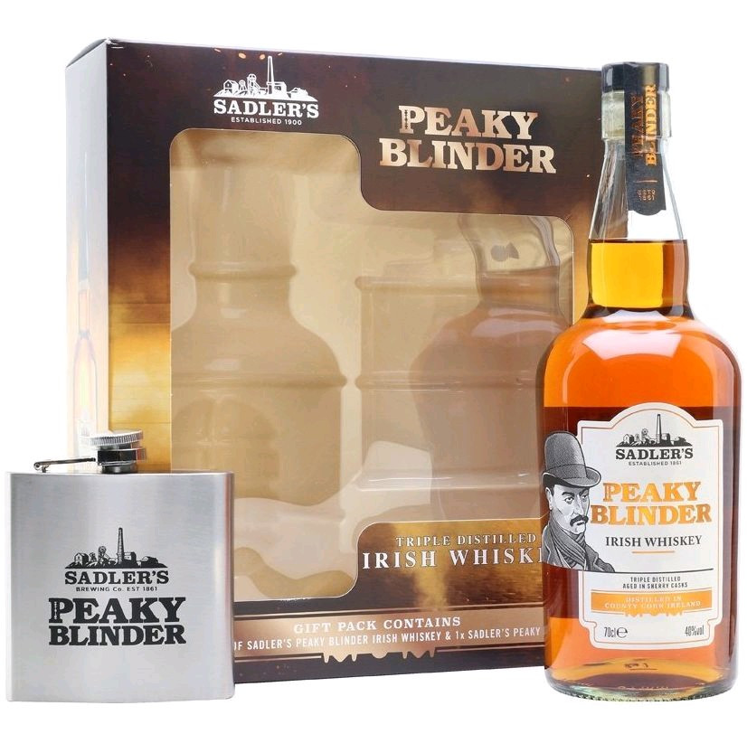 Whisky Peaky Blinder Irish + placatka gB 40%0.70l