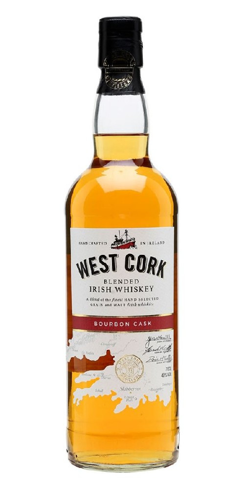 Whisky West Cork Bourbon cask 40%0.70l