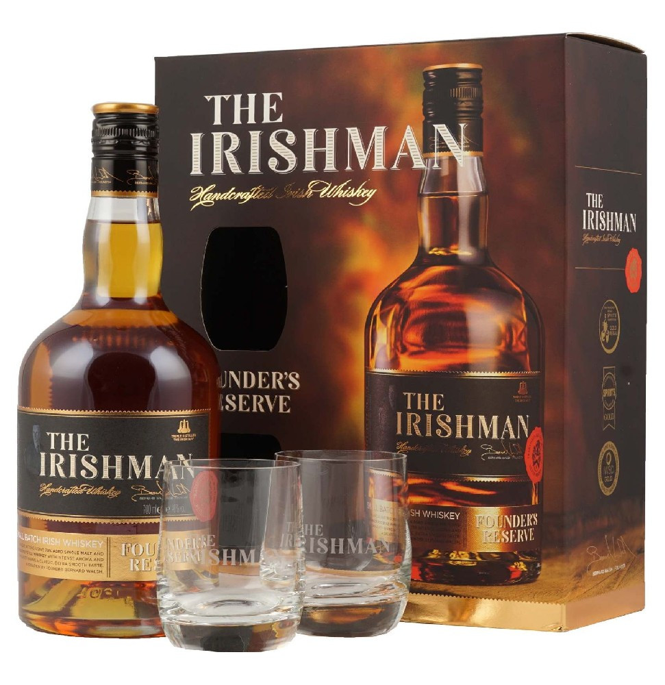 the Irishman Founders dárková kazeta 0.7l