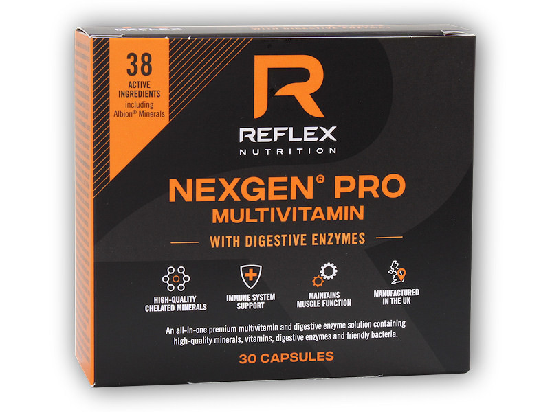 Reflex Nutrition Nexgen PRO + Digestive Enzymes 30 kapslí
