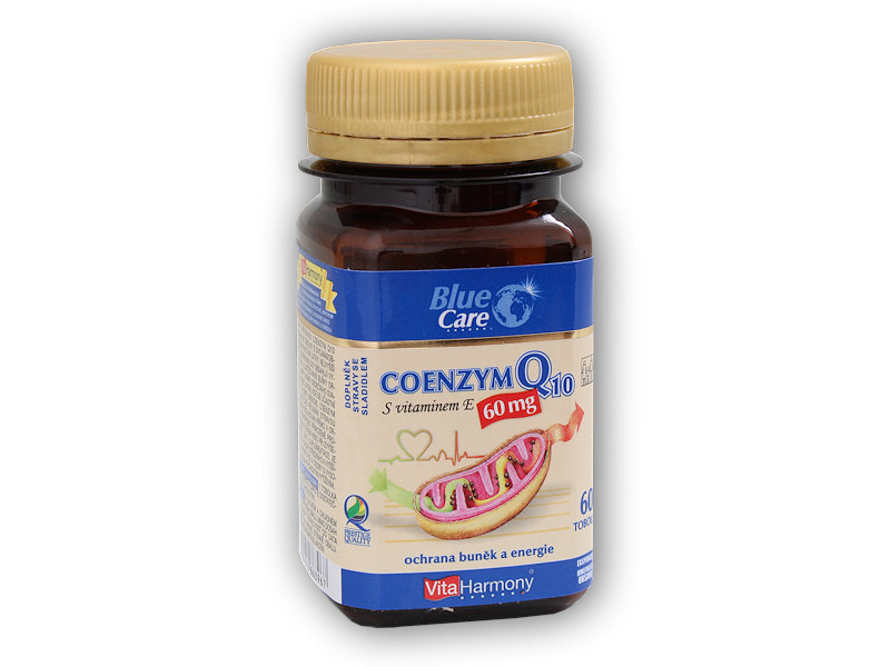 VitaHarmony Coenzym Q10 60 mg + vitamin E 60 kapslí