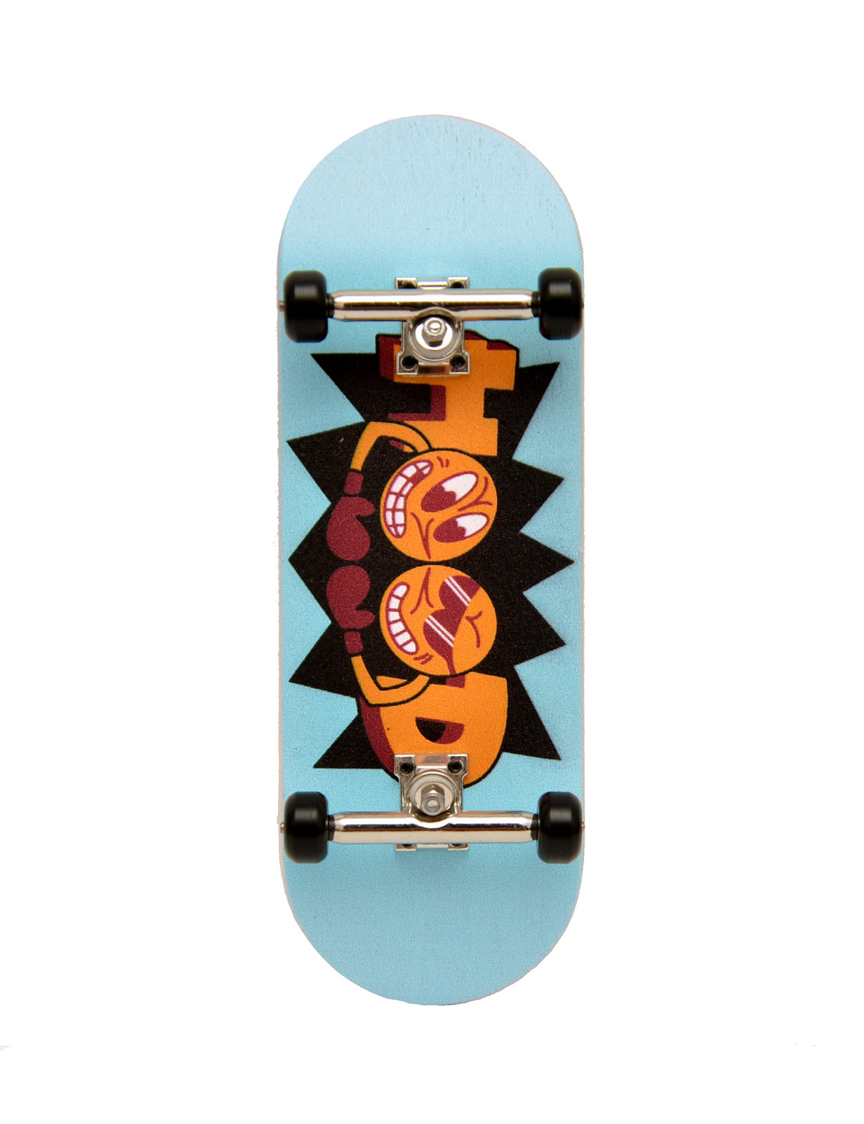 HOOD - Logo Turquois 32 mm - Fingerboard