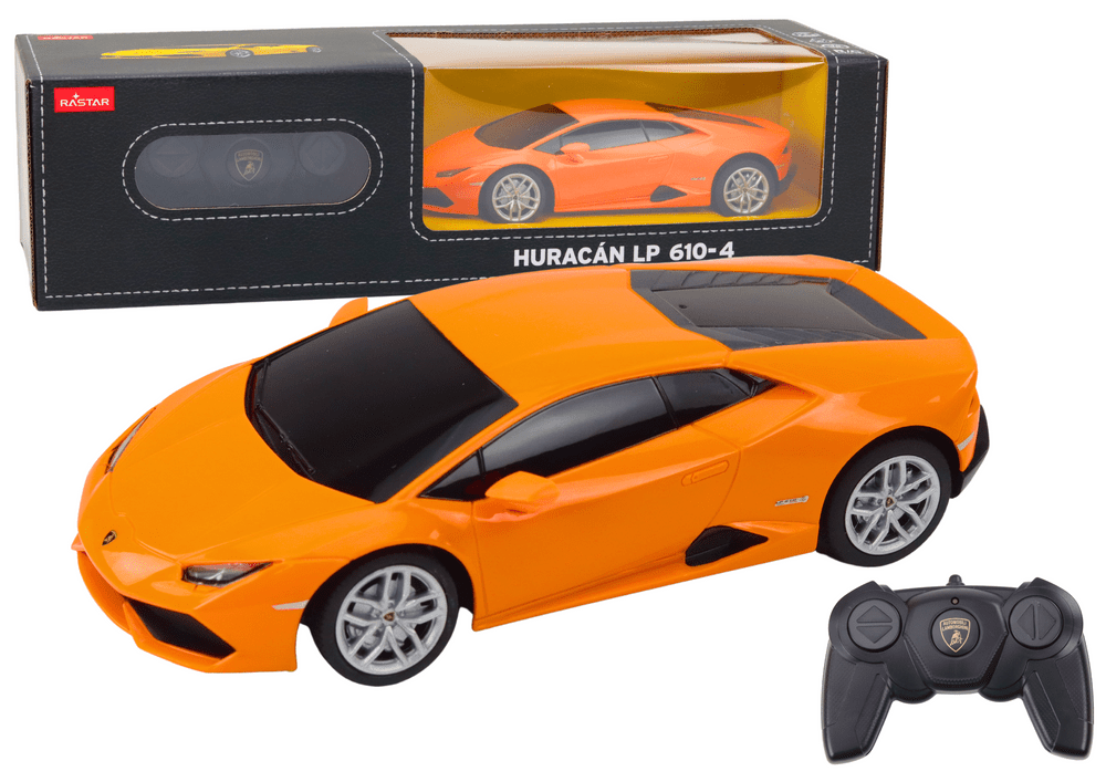 Mamido RASTAR Auto na dálkové ovládání RC Lamborghini Huracan 1:24 Rastar oranžové