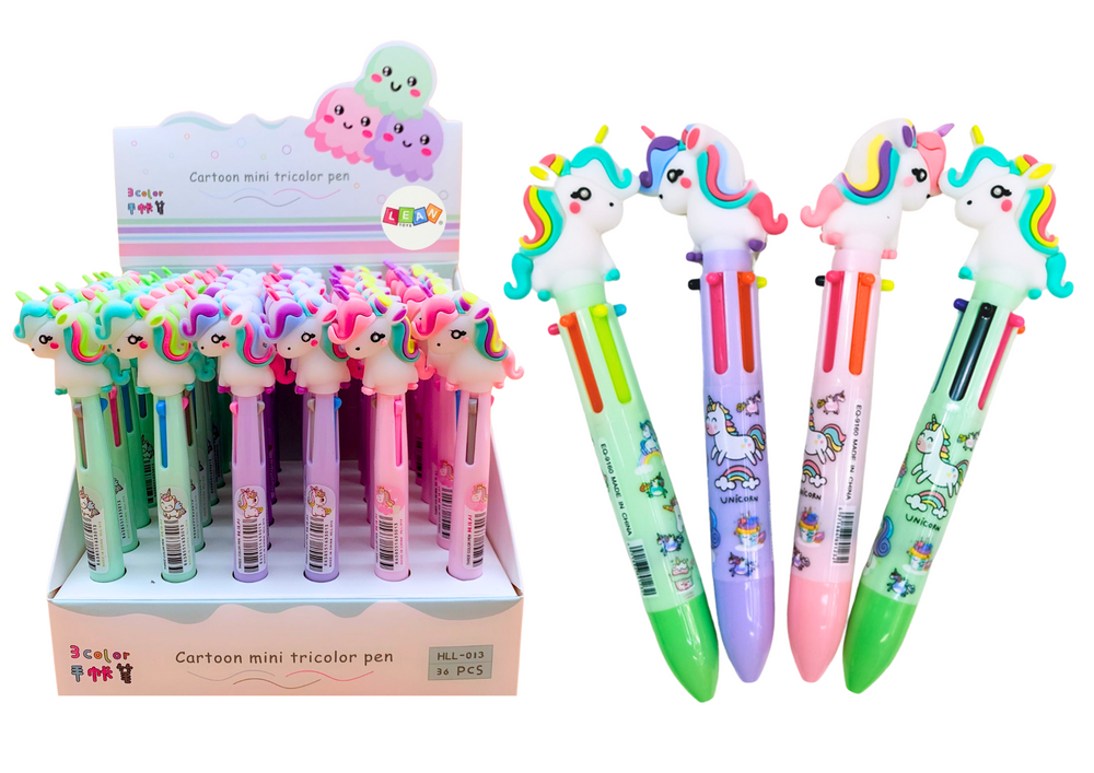 mamido Vícebarevná propiska s jednorožcem mix
