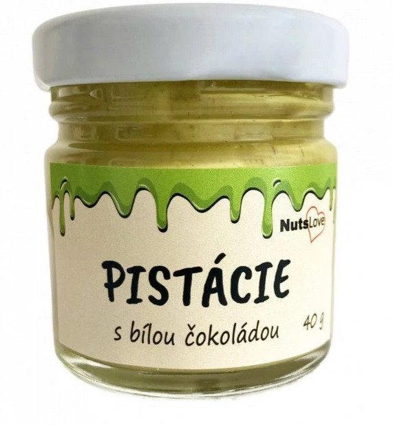 NutsLove Pistácie s bílou čokoládou 40 g