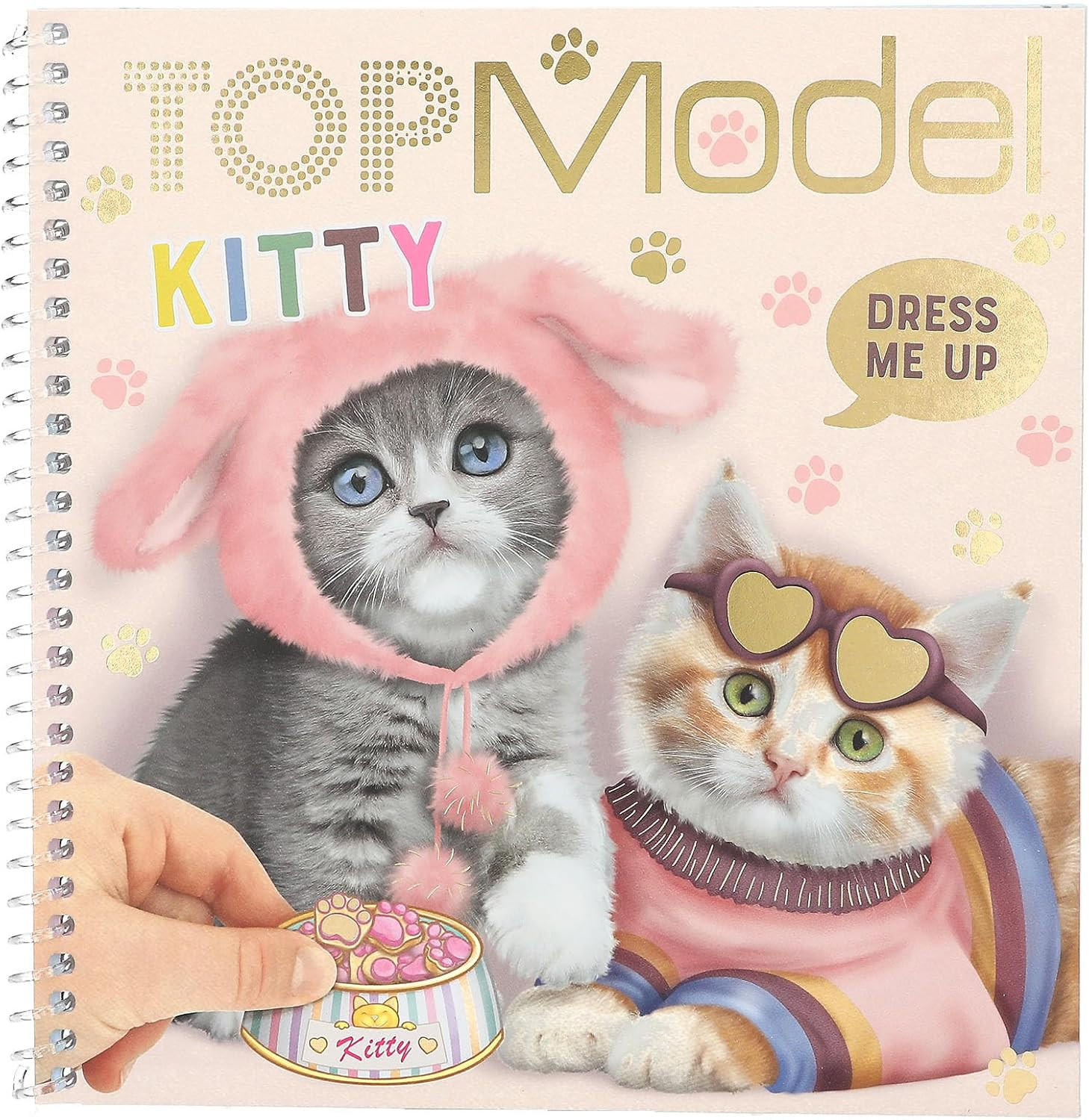 Top model Top model, 3502557, Kitty 2, kreativní sešit se samolepkami