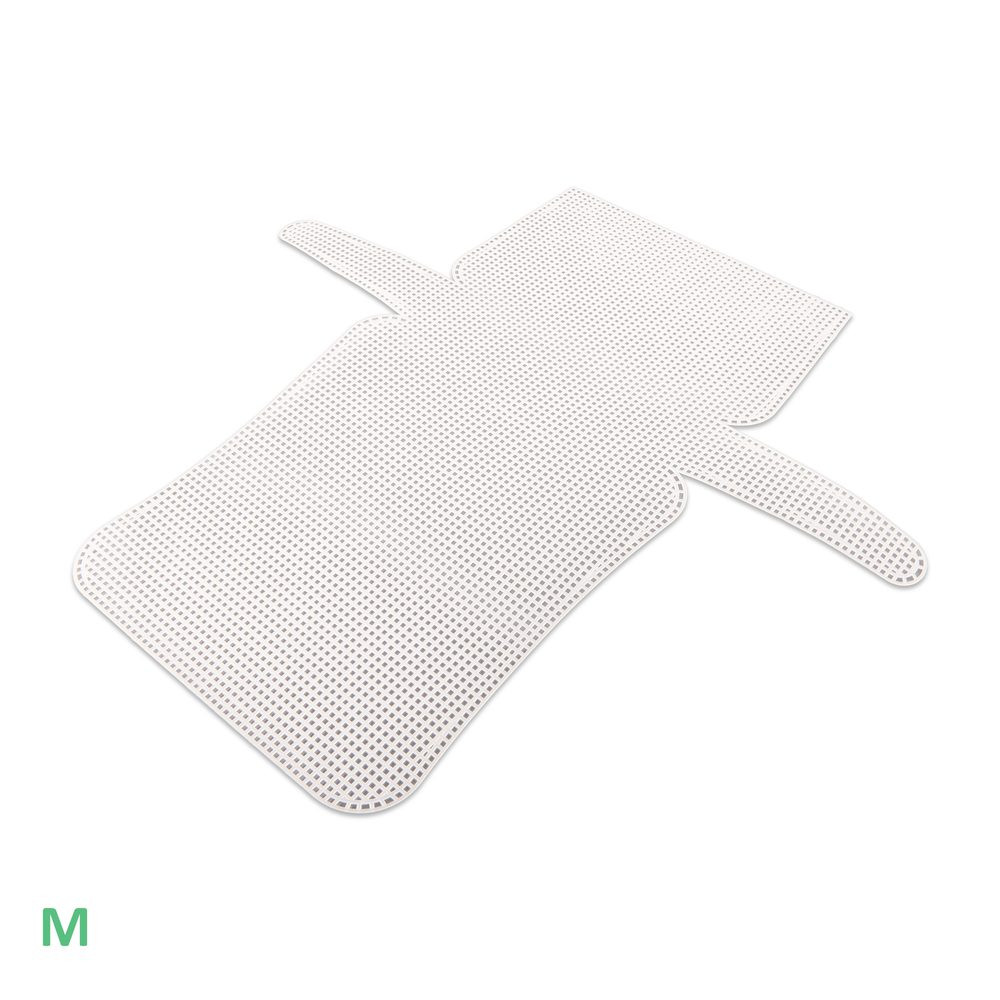 Plastová kanava jako základ na kabelku 415 x 455 x 1,5 mm bílá - 1 ks