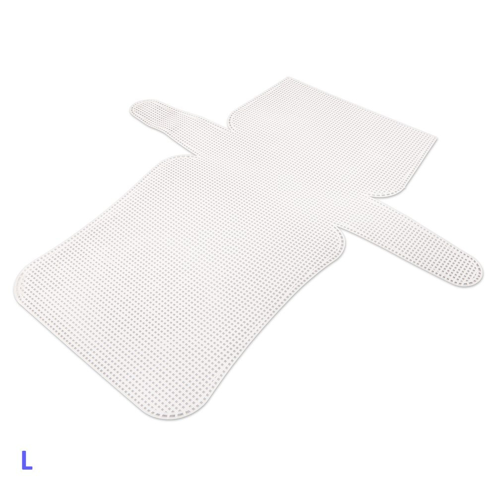 Plastová kanava jako základ na kabelku 505 x 530 x 1,5 mm bílá - 1 ks
