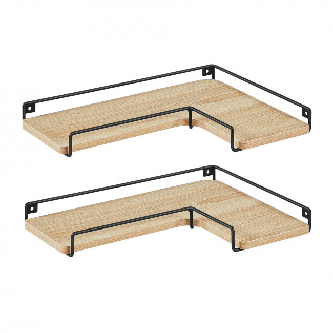 Nástěnná police rohová LLS831B11