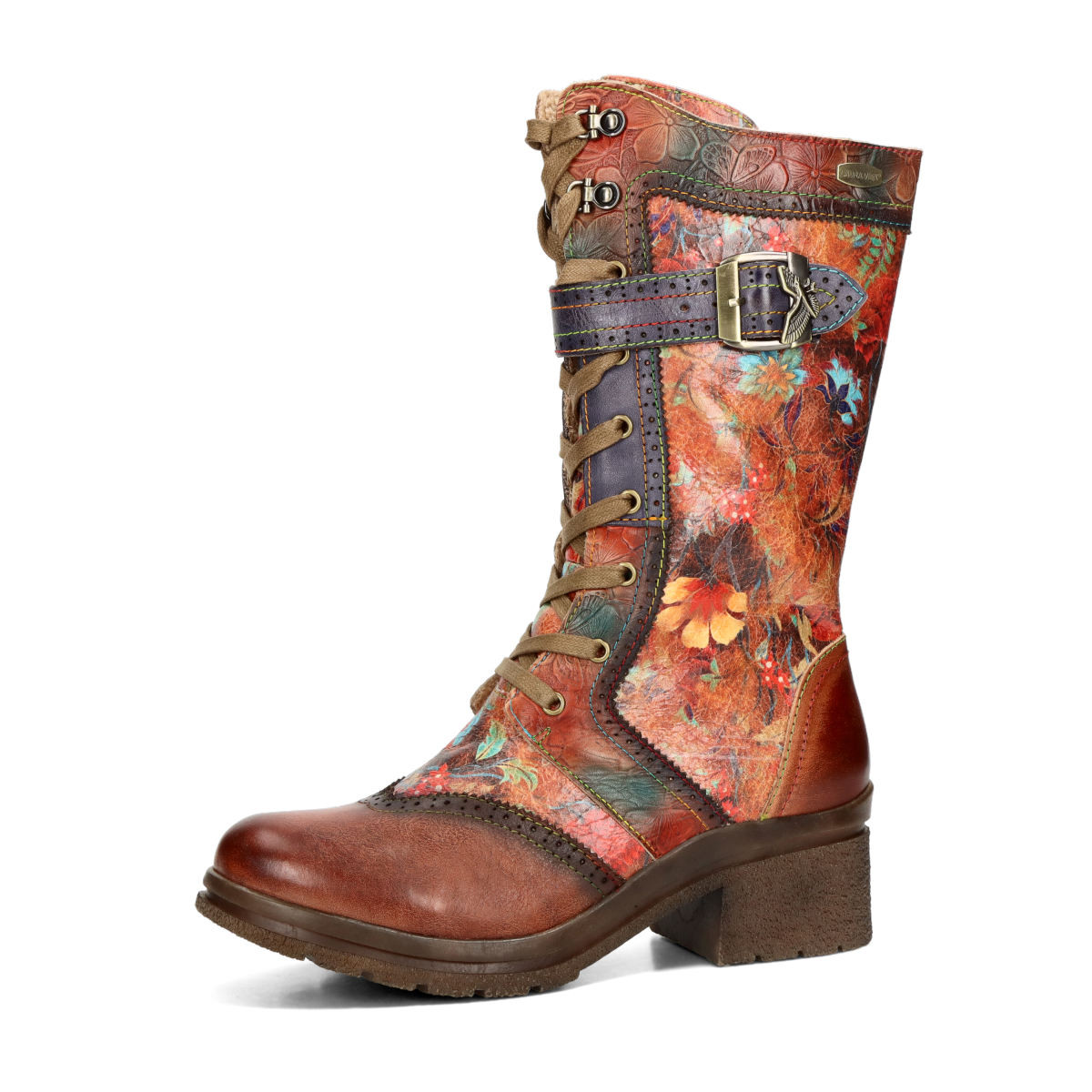 Laura Vita dámské zimní kozačky - hnědé - 36