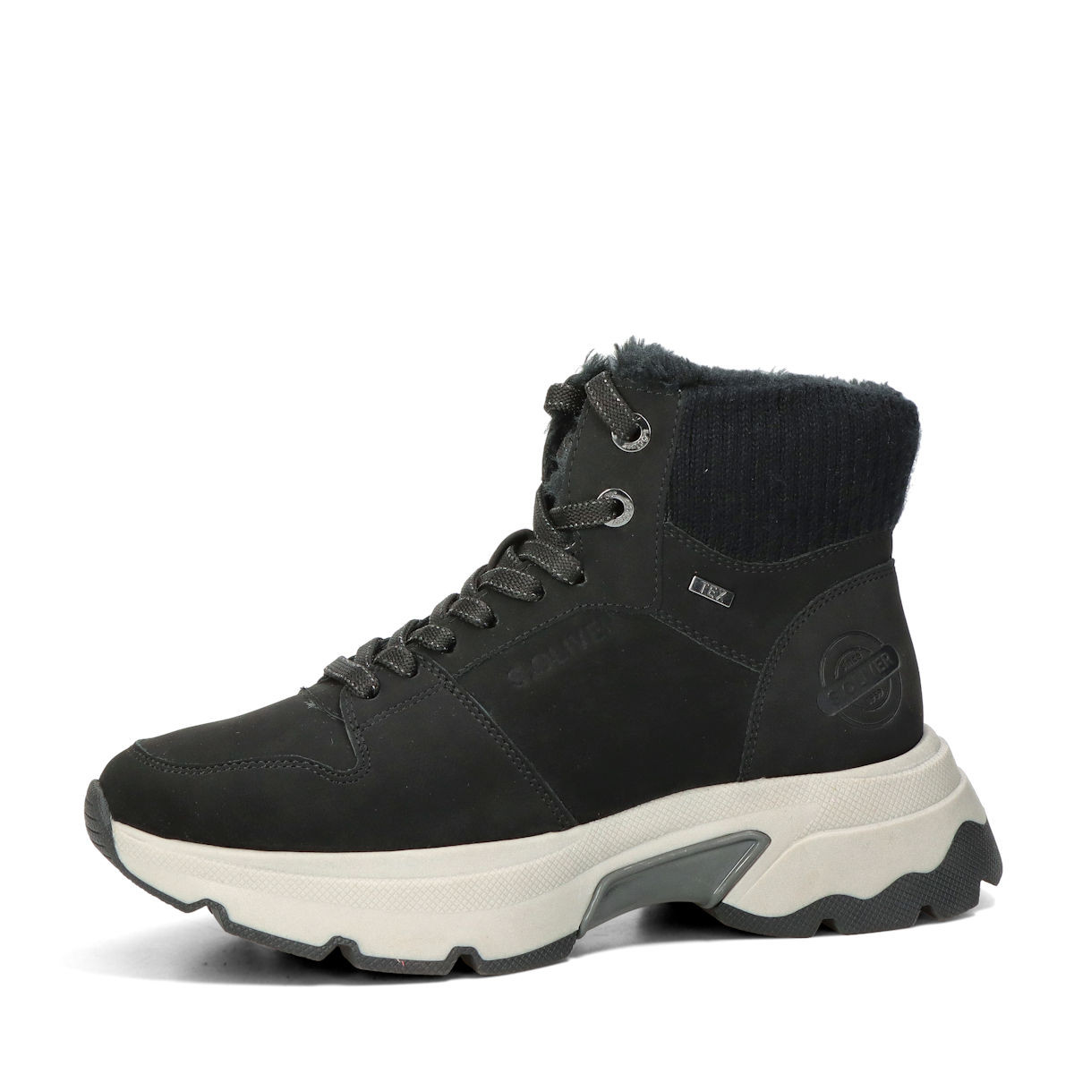 s.Oliver dámské zimní kotníkové boty - černé - 36