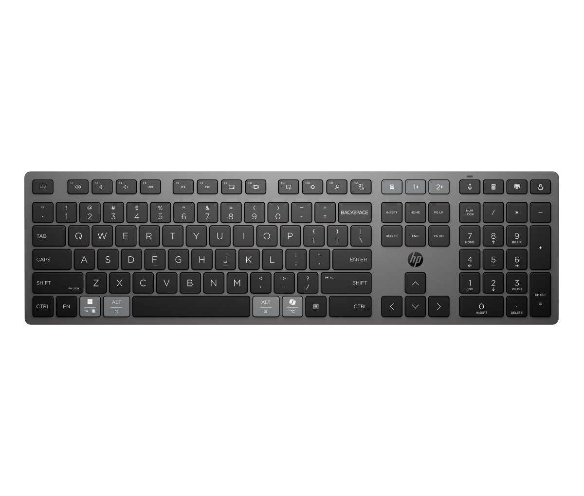 Bezdrátová klávesnice HP 720 Rechargeable wireless keyboard (9T5B1AA#BCM)