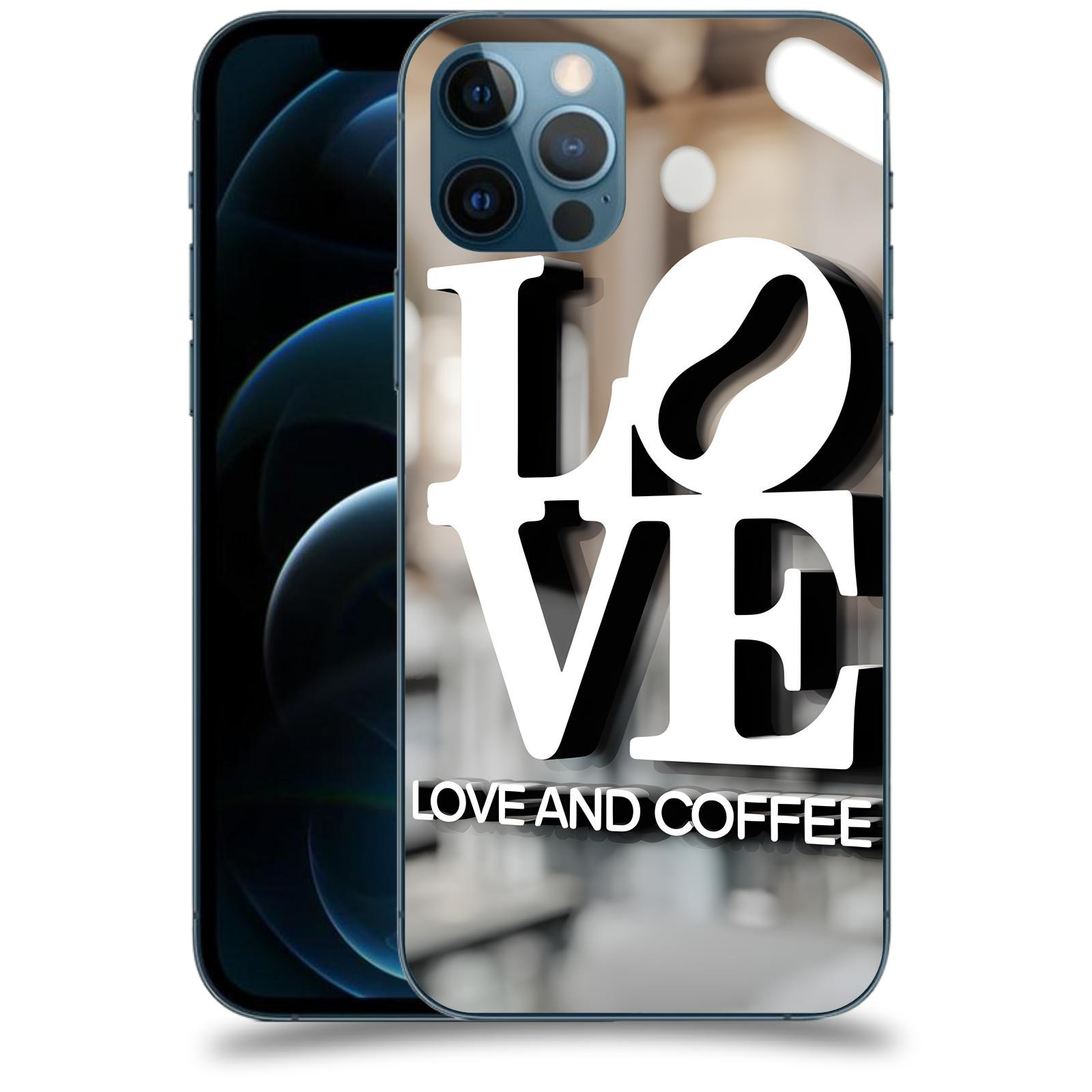 ACOVER Kryt na mobil Apple iPhone 12 Pro - Love  & Coffee
