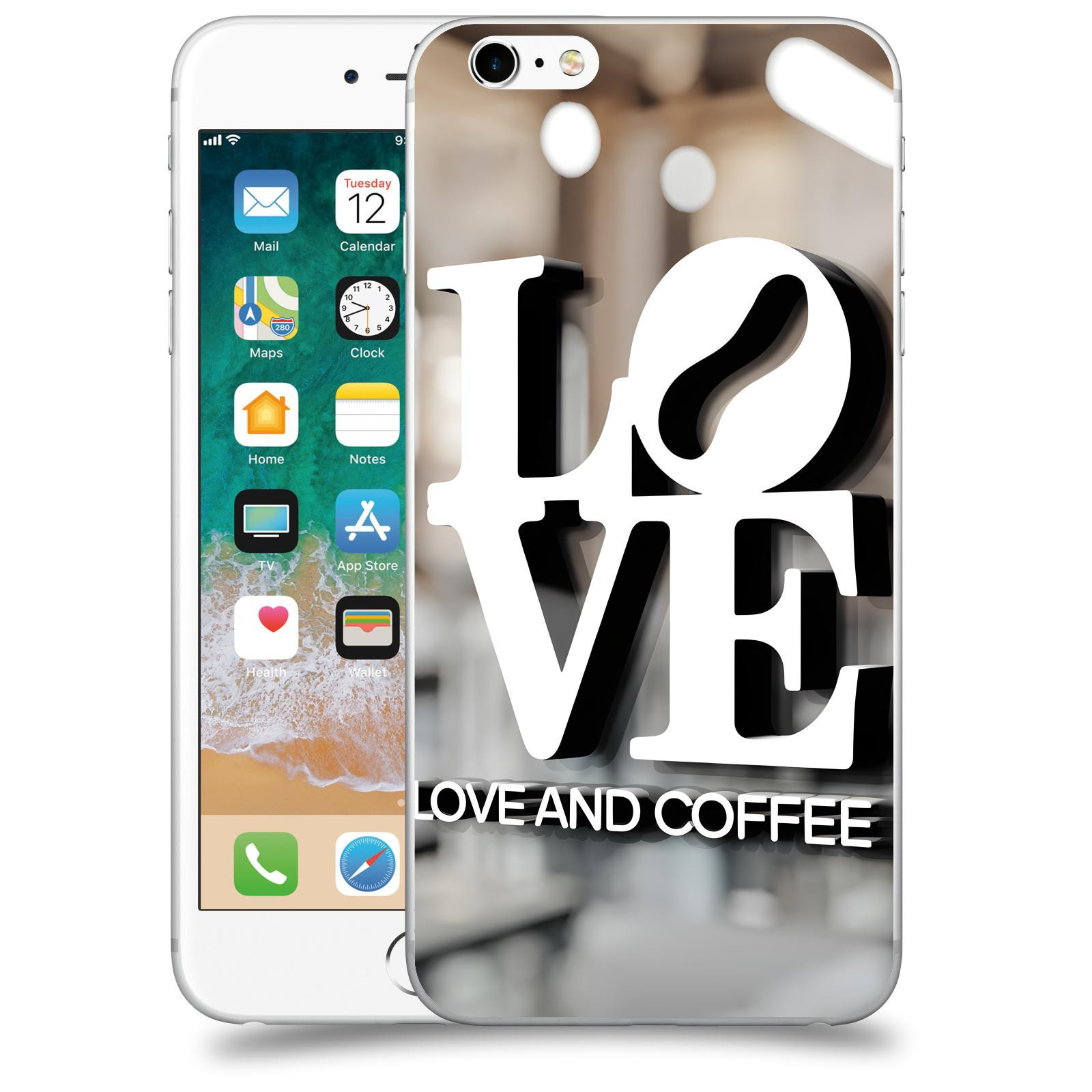ACOVER Kryt na mobil Apple iPhone 6 Plus/6S Plus - Love  & Coffee
