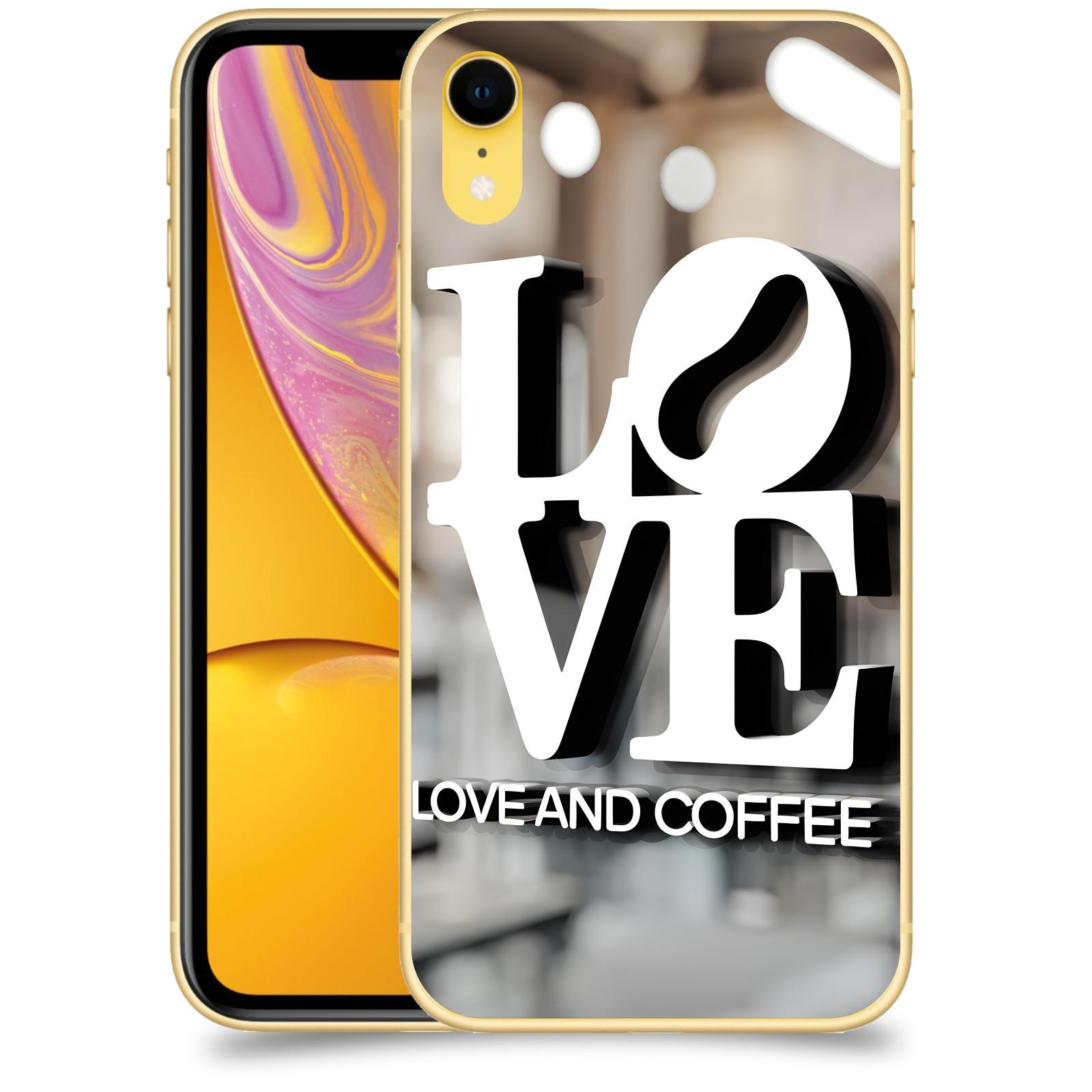 ACOVER Kryt na mobil Apple iPhone XR - Love  & Coffee