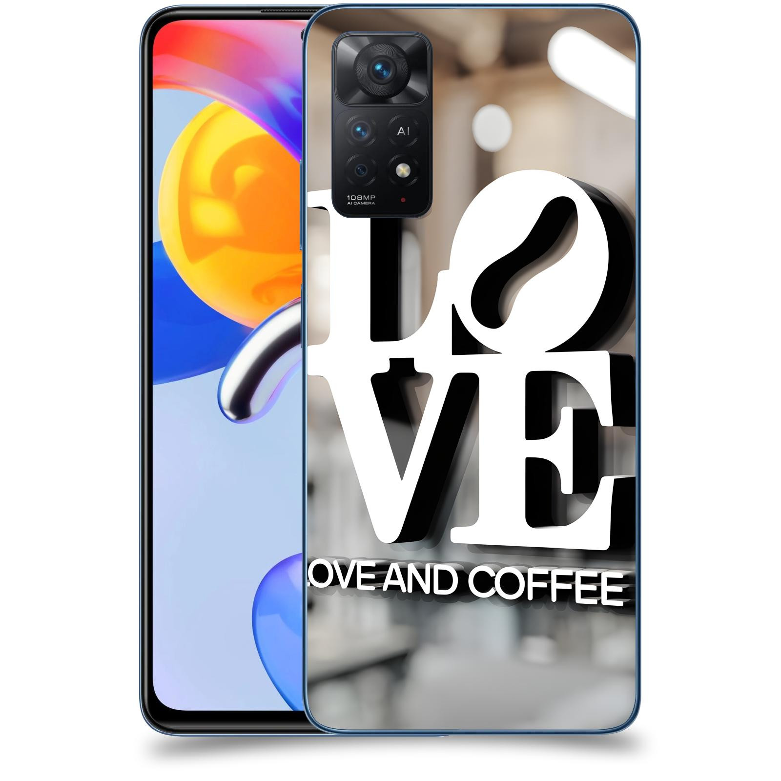 ACOVER Kryt na mobil Xiaomi Redmi Note 11 Pro 5G - Love  & Coffee