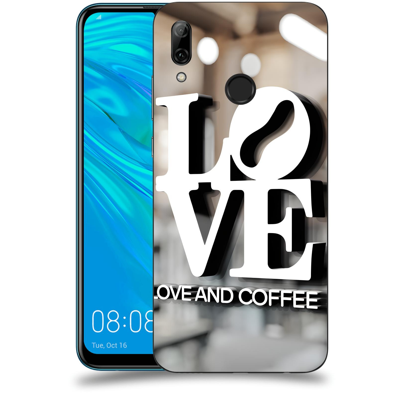 ACOVER Kryt na mobil Huawei P Smart 2019 - Love  & Coffee