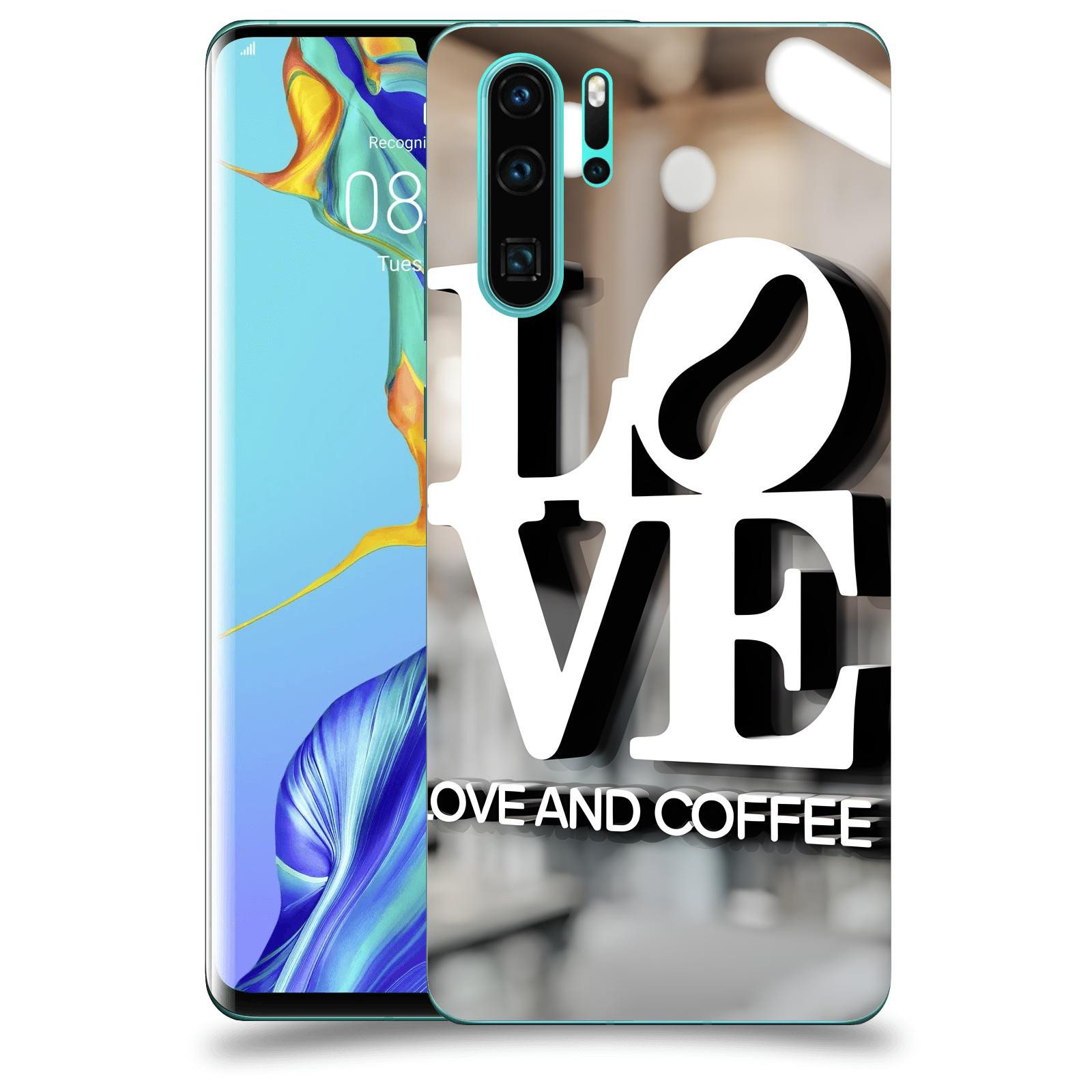 ACOVER Kryt na mobil Huawei P30 Pro - Love  & Coffee