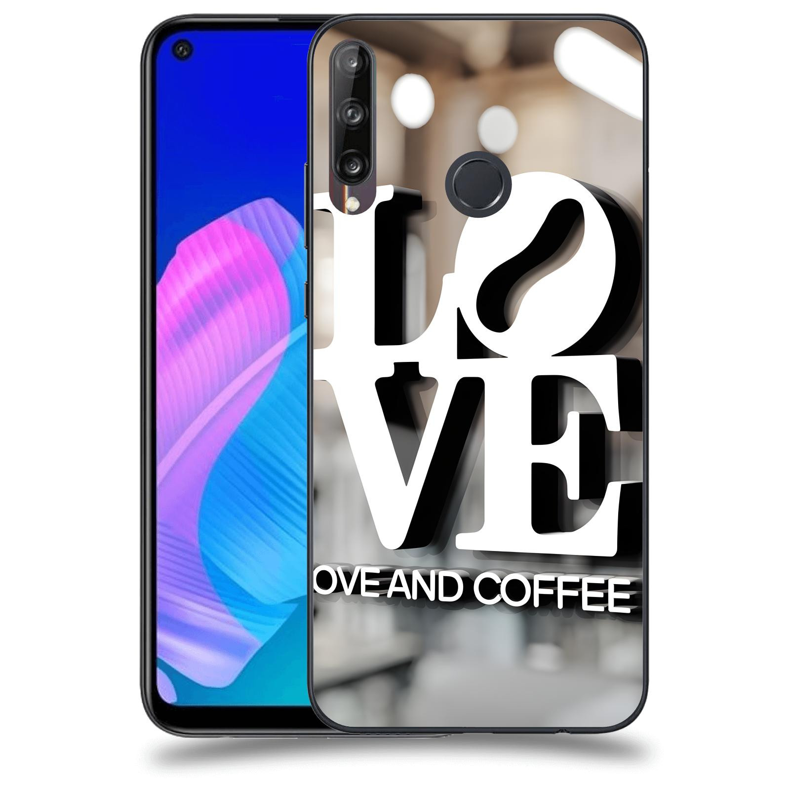 ACOVER Kryt na mobil Huawei P40 Lite E - Love  & Coffee