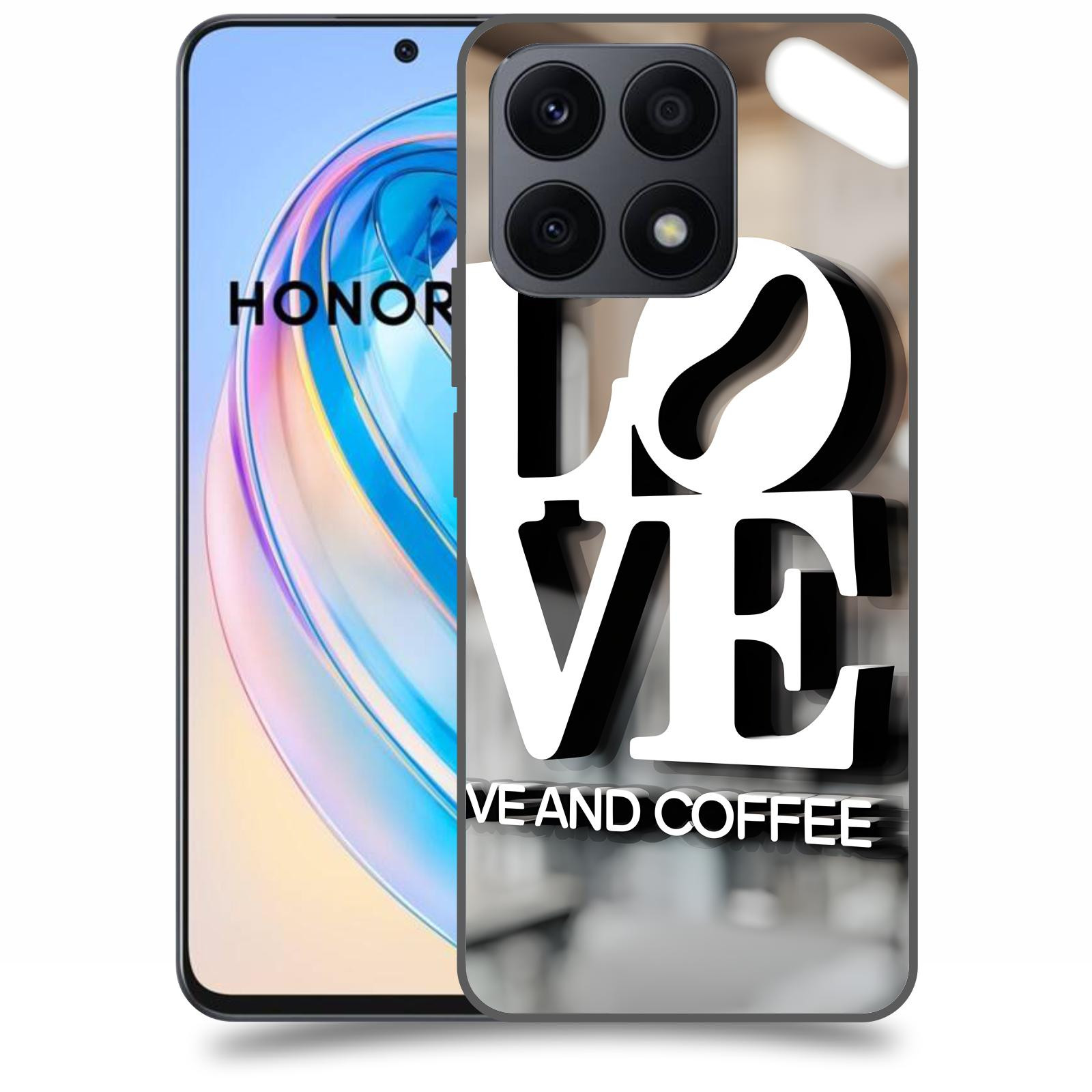 ACOVER Kryt na mobil Honor X8a - Love  & Coffee
