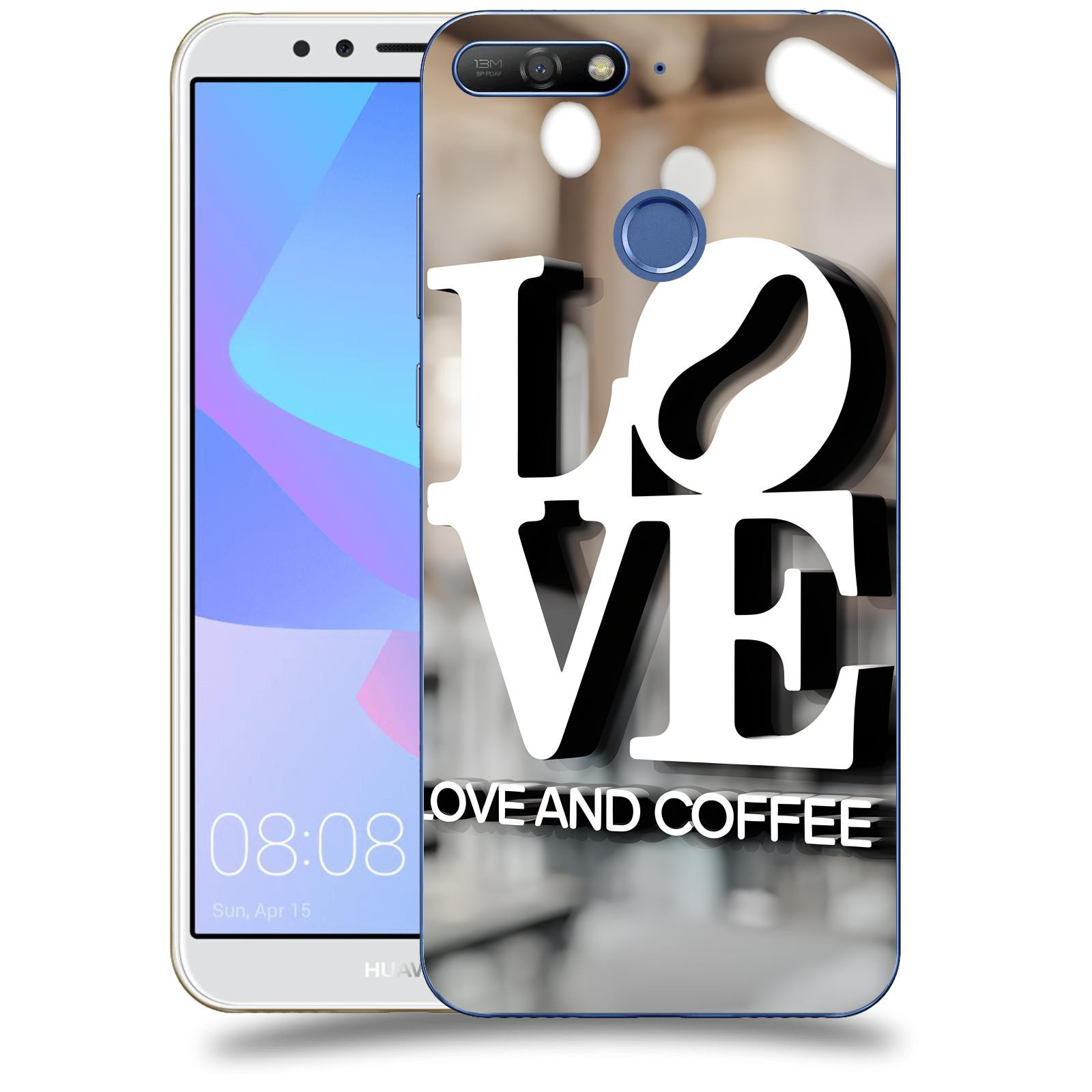 ACOVER Kryt na mobil Huawei Y6 Prime 2018 - Love  & Coffee
