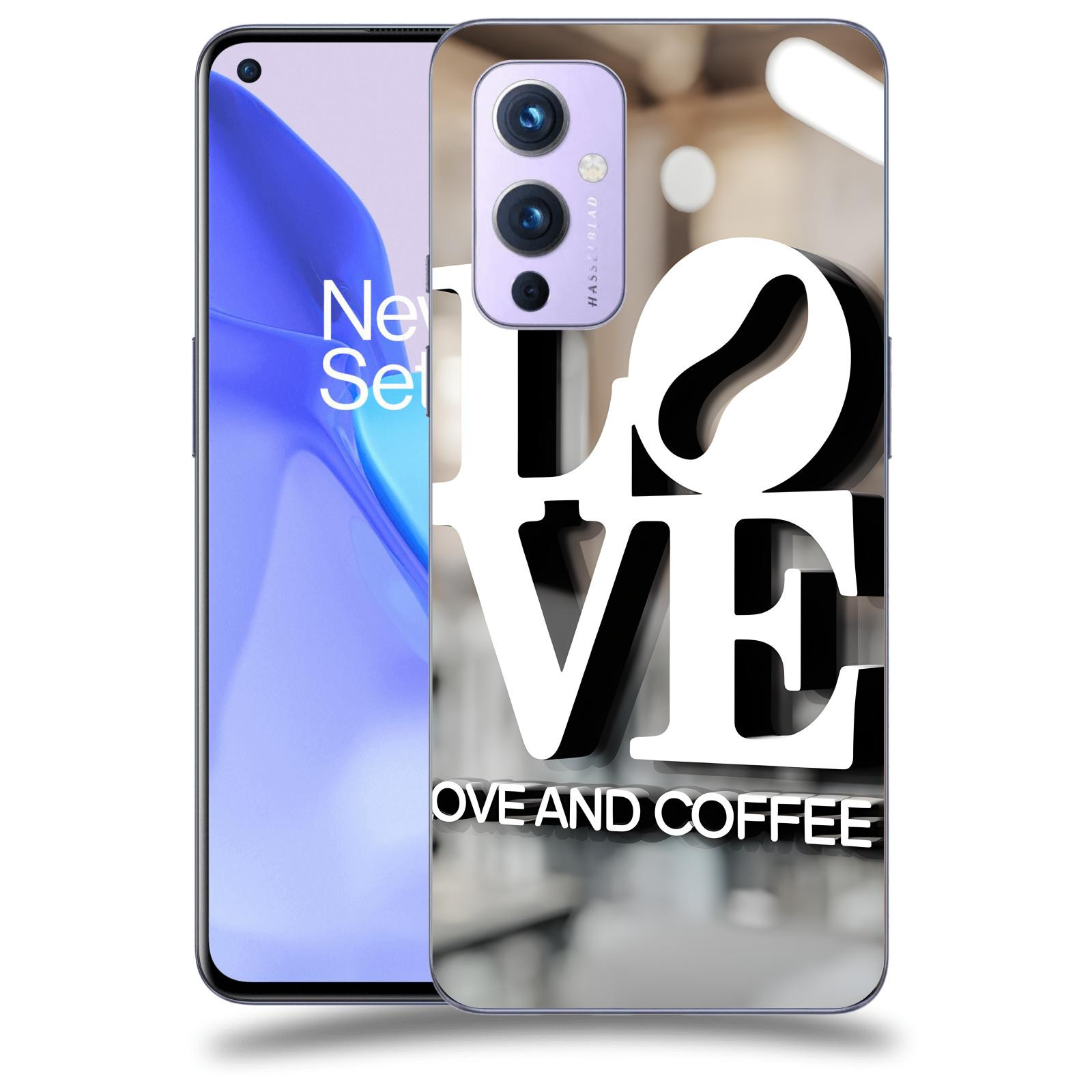 ACOVER Kryt na mobil OnePlus 9 - Love  & Coffee