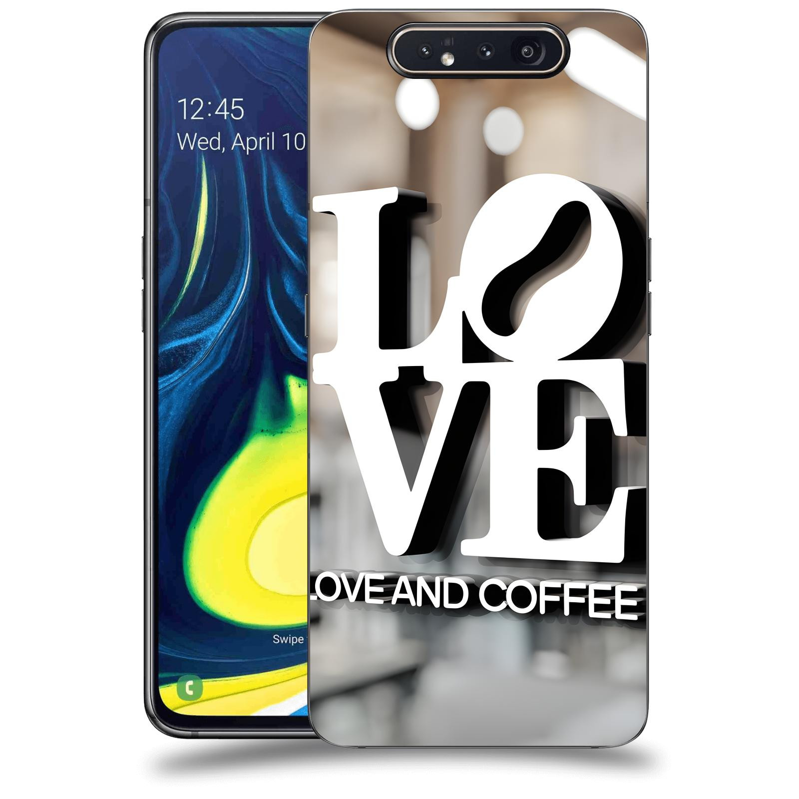 ACOVER Kryt na mobil Samsung Galaxy A80 A805F - Love  & Coffee