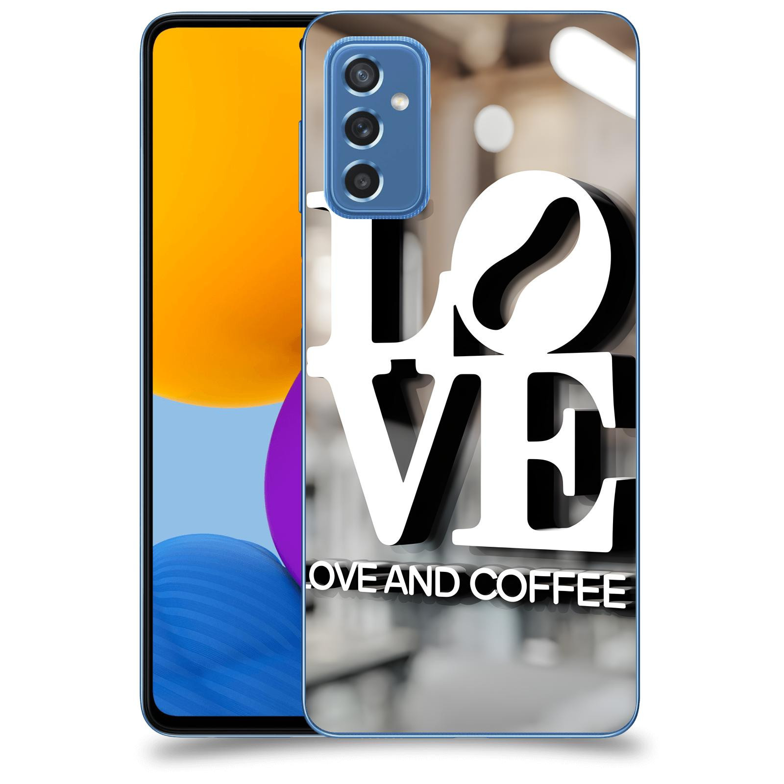 ACOVER Kryt na mobil Samsung Galaxy M52 5G - Love  & Coffee