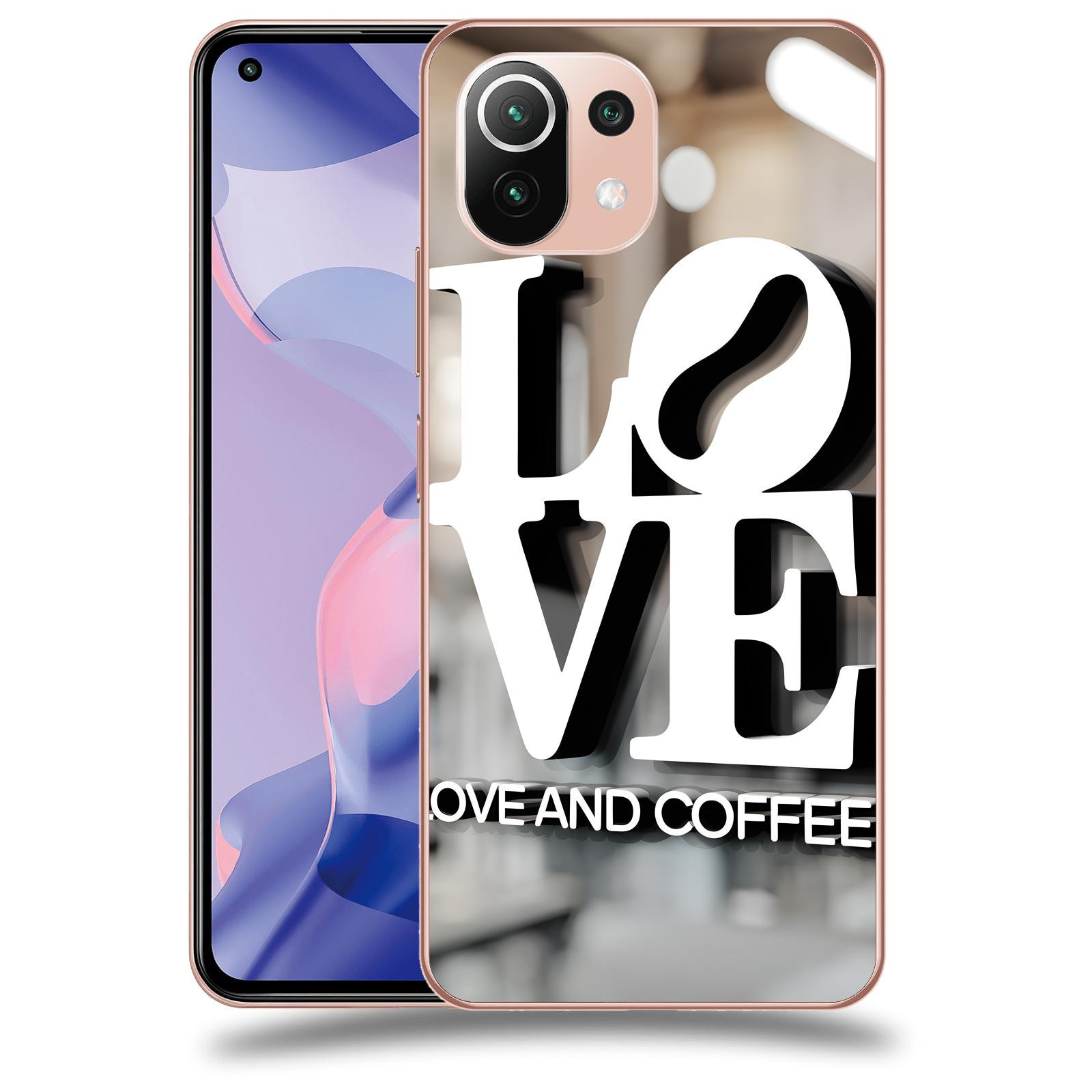 ACOVER Kryt na mobil Xiaomi 11 Lite 5G NE - Love  & Coffee