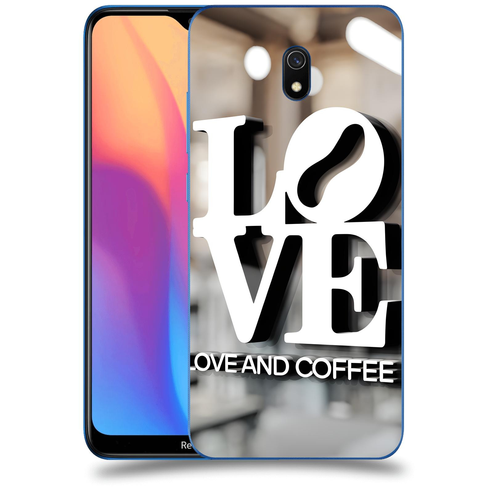 ACOVER Kryt na mobil Xiaomi Redmi 8A - Love  & Coffee