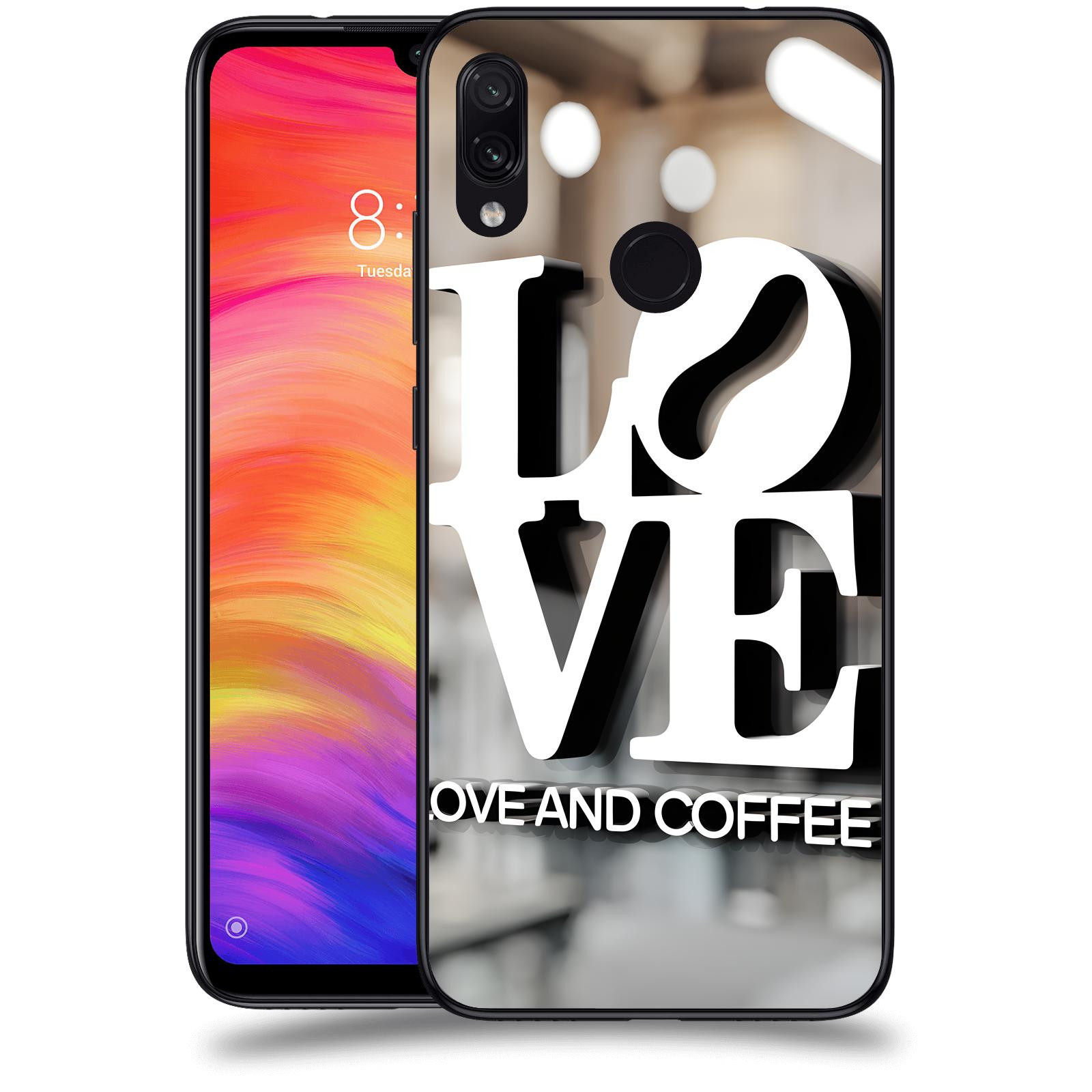 ACOVER Kryt na mobil Xiaomi Redmi Note 7 - Love & Coffee