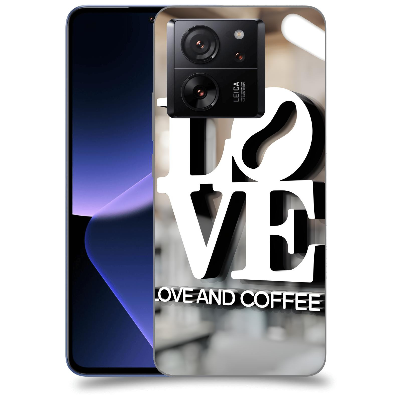 ACOVER Kryt na mobil Xiaomi 13T - Love  & Coffee