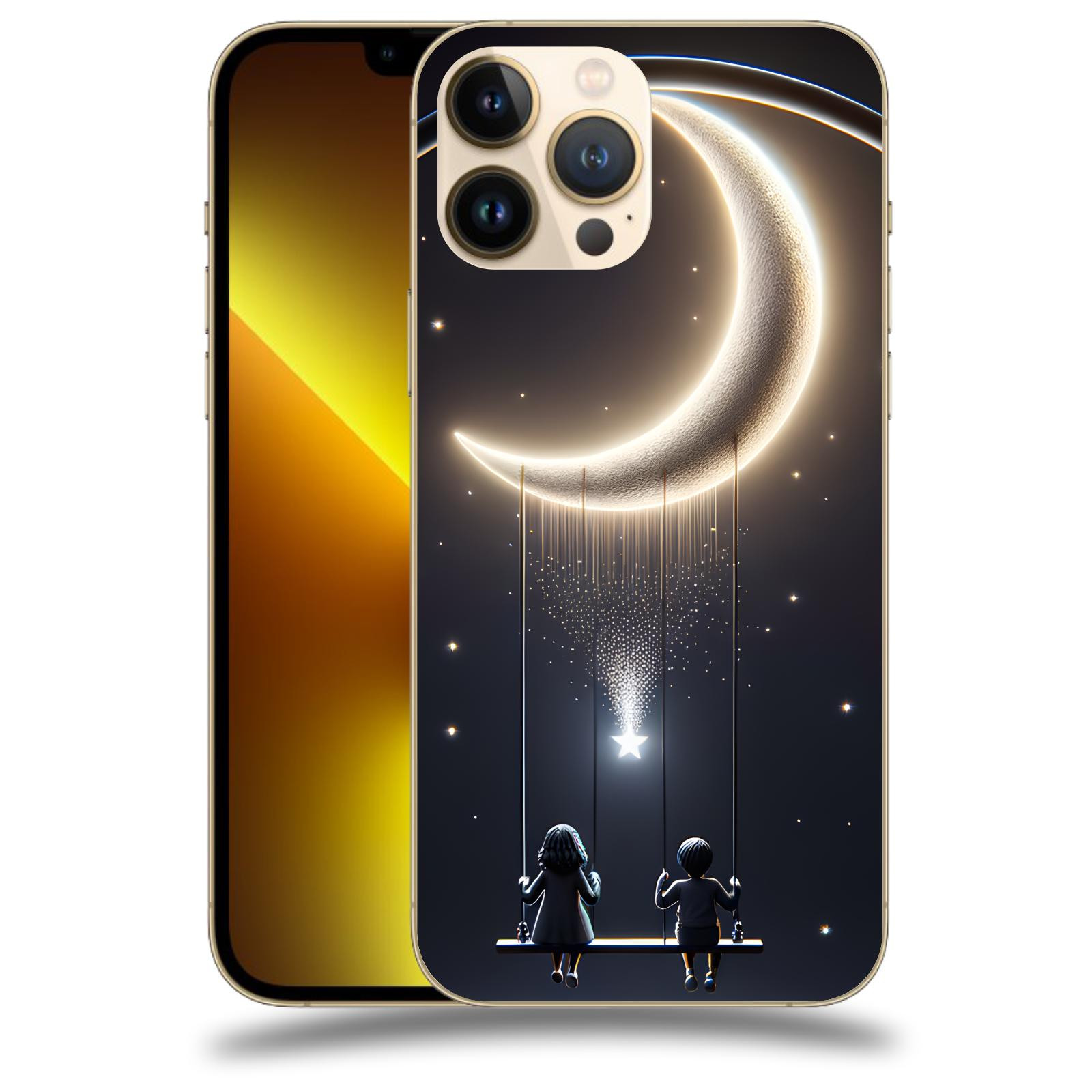 ACOVER Kryt na mobil Apple iPhone 13 Pro - Love on the Moon 2