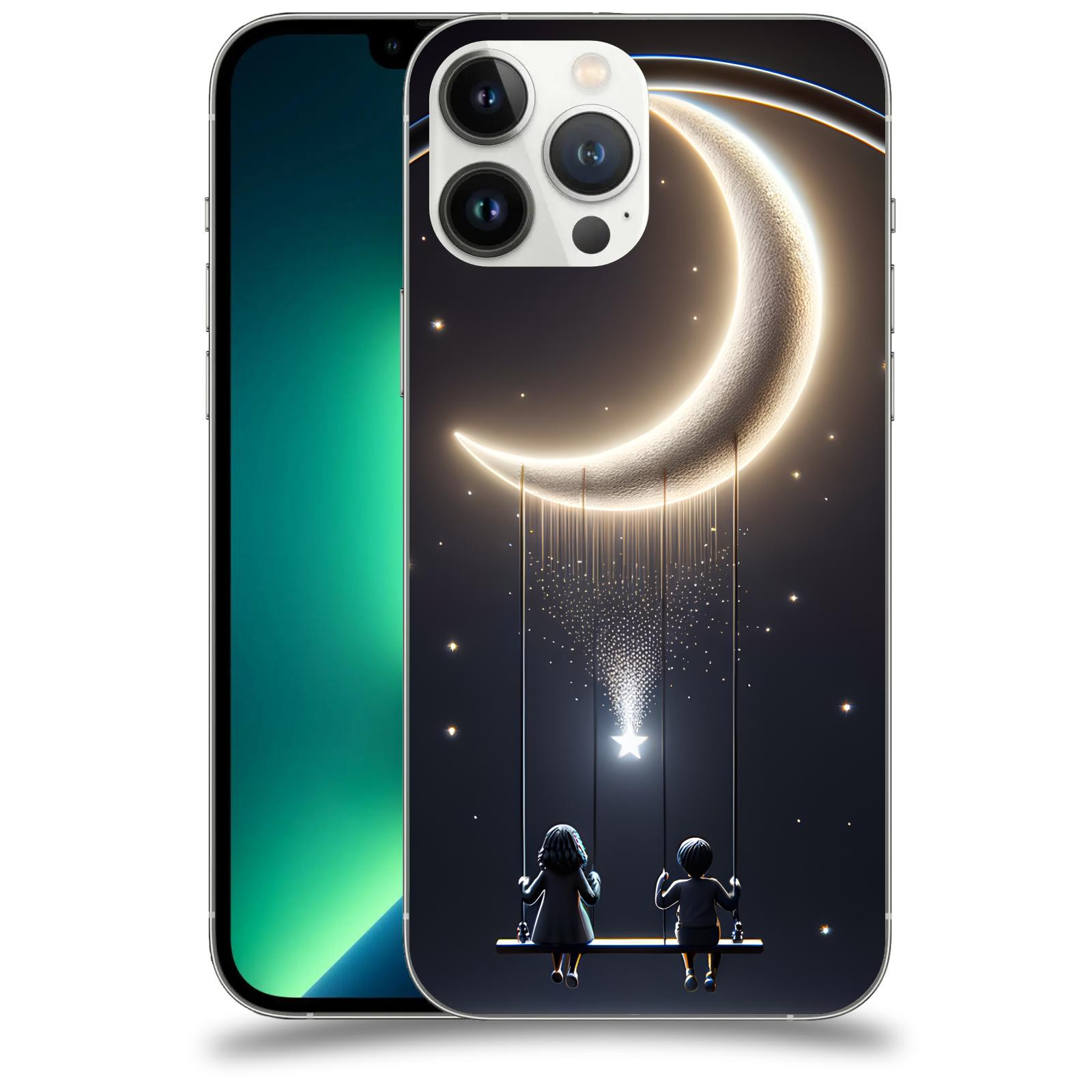 ACOVER Kryt na mobil Apple iPhone 13 Pro Max - Love on the Moon 2