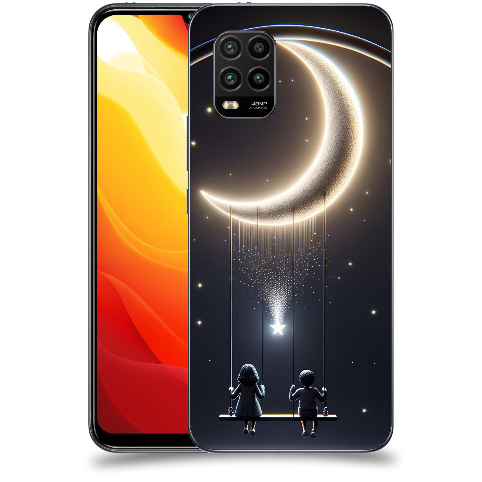 ACOVER Kryt na mobil Xiaomi Mi 10 Lite - Love on the Moon 2
