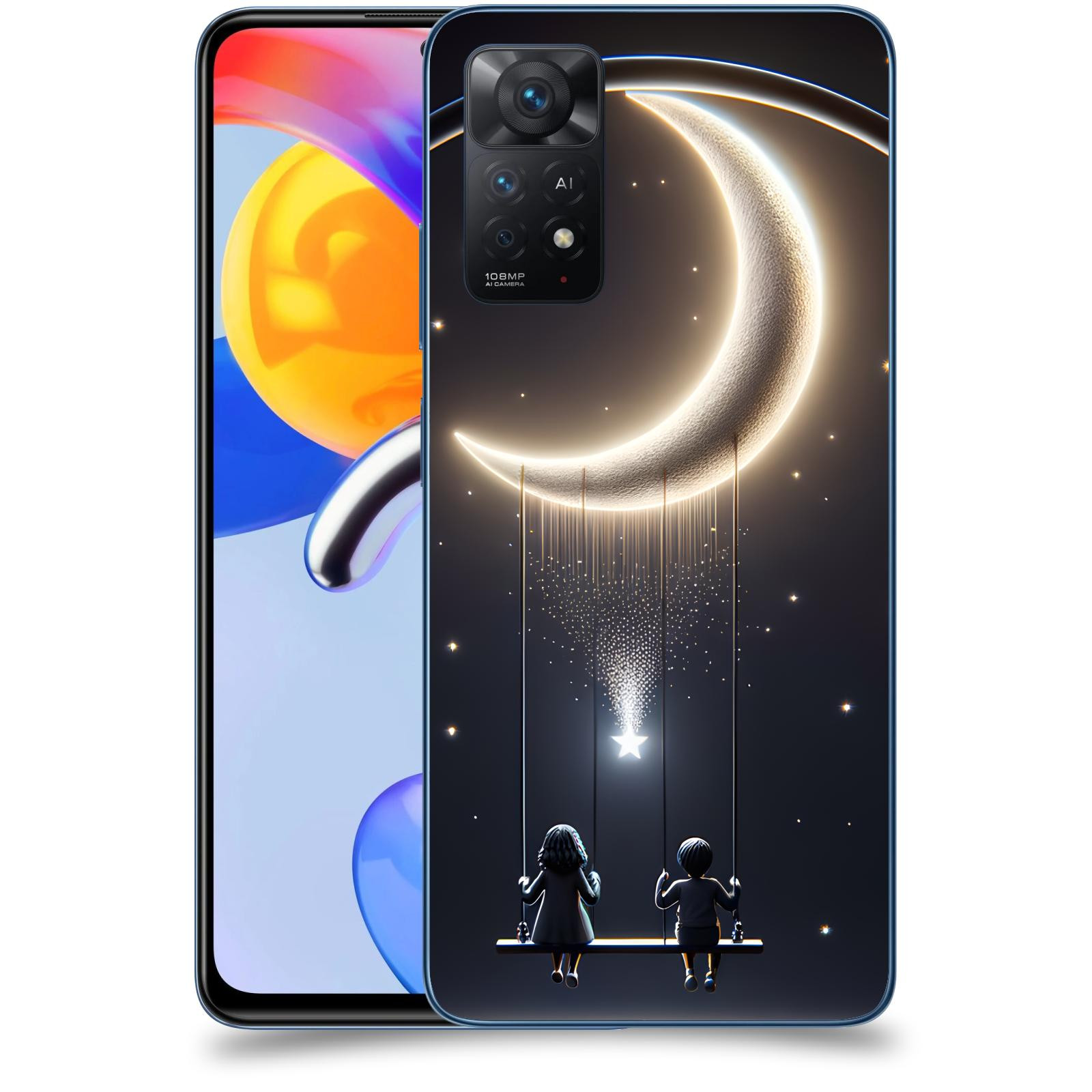 ACOVER Kryt na mobil Xiaomi Redmi Note 11 Pro 5G - Love on the Moon 2