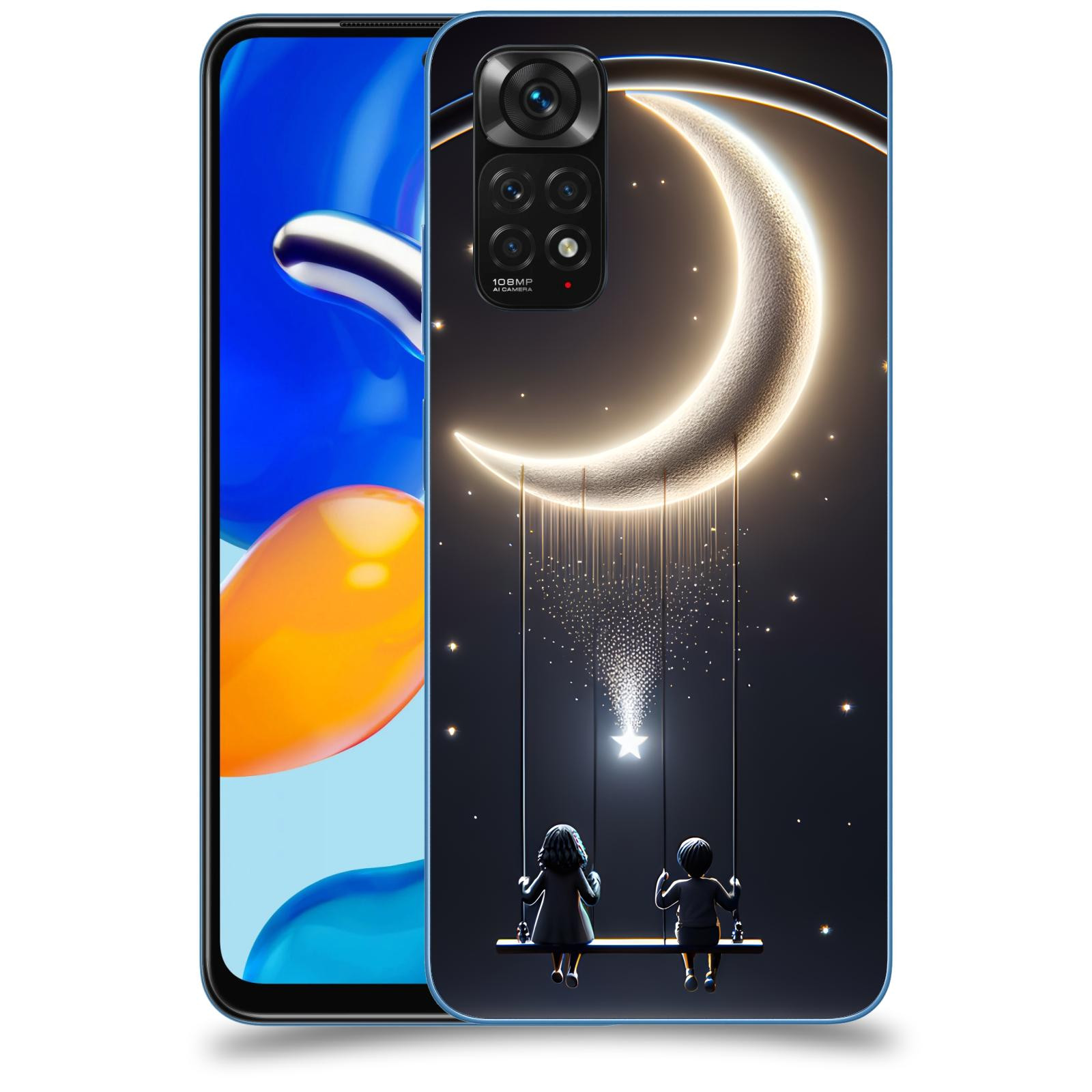 ACOVER Kryt na mobil Xiaomi Redmi Note 11S - Love on the Moon 2