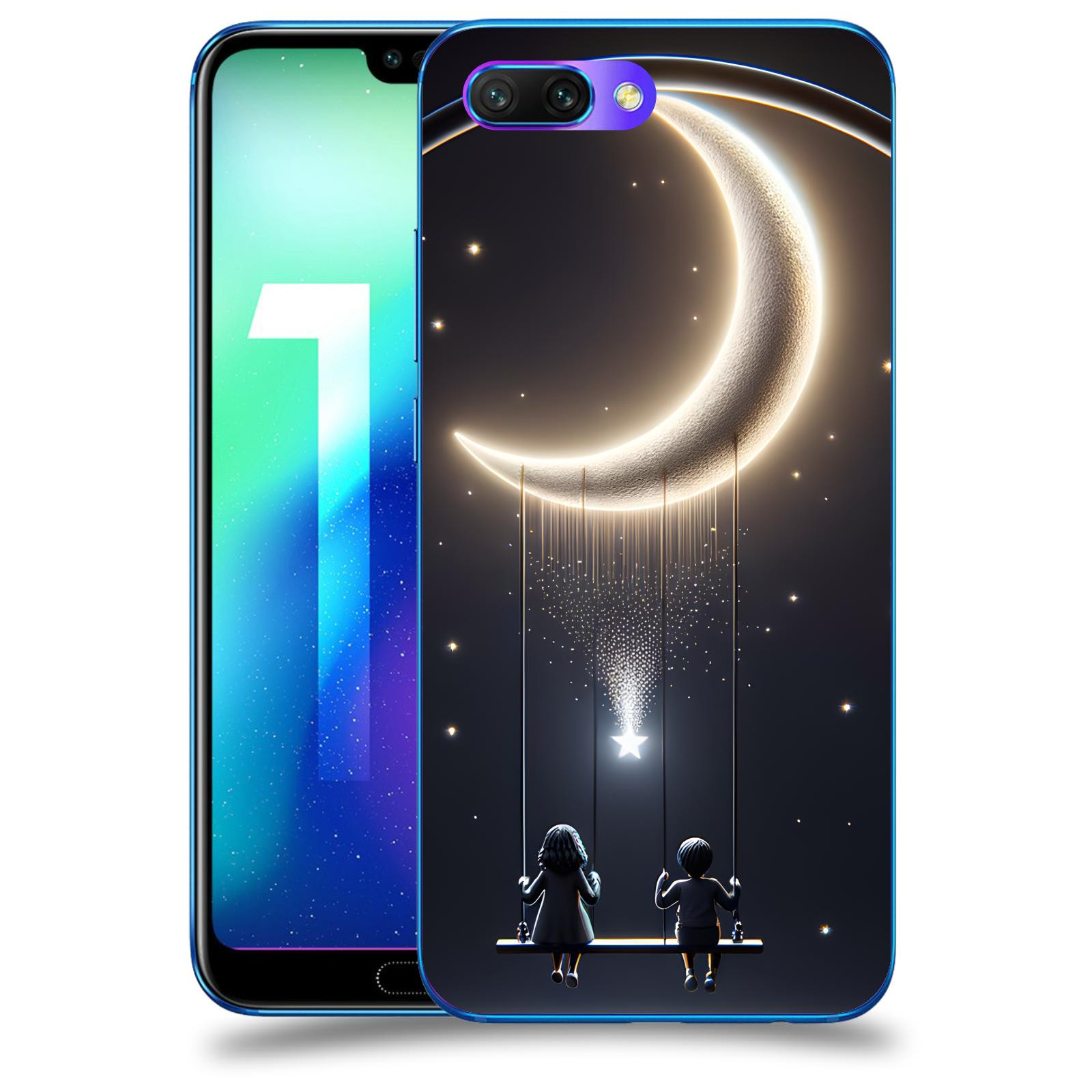 ACOVER Kryt na mobil Honor 10 - Love on the Moon 2